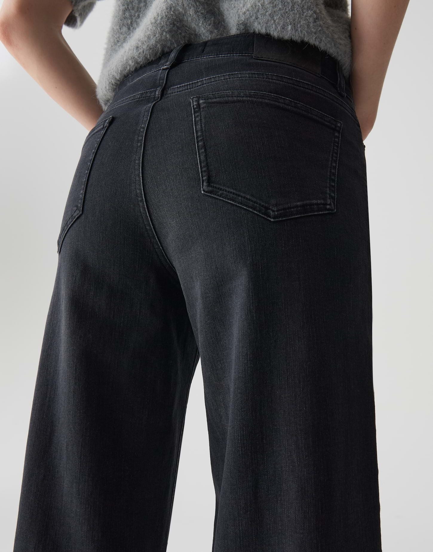 Opus Damen Jeans schwarz