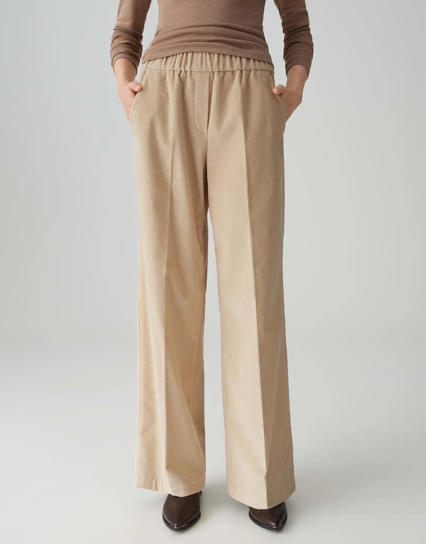 Opus Damen Hose beige