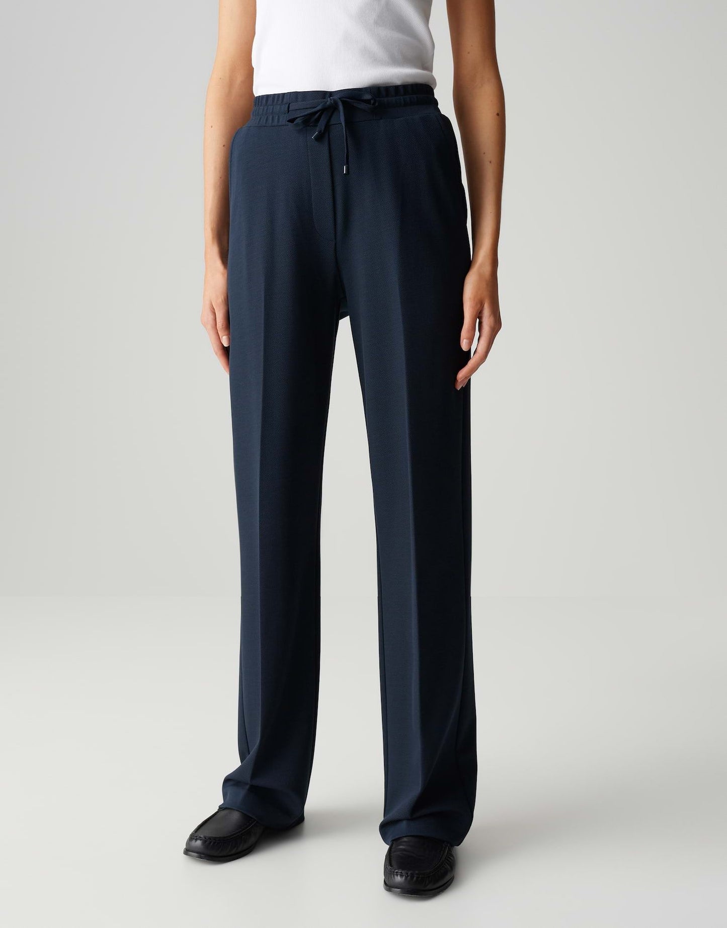 Opus Pants Damen Hose Macie blau