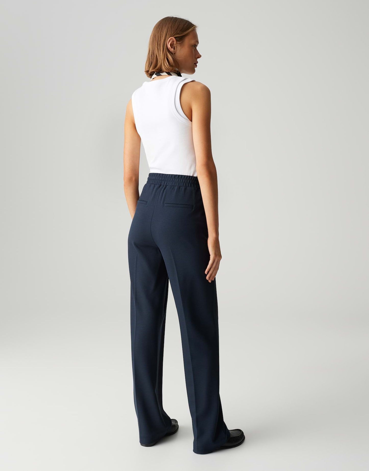 Opus Pants Damen Hose Macie blau