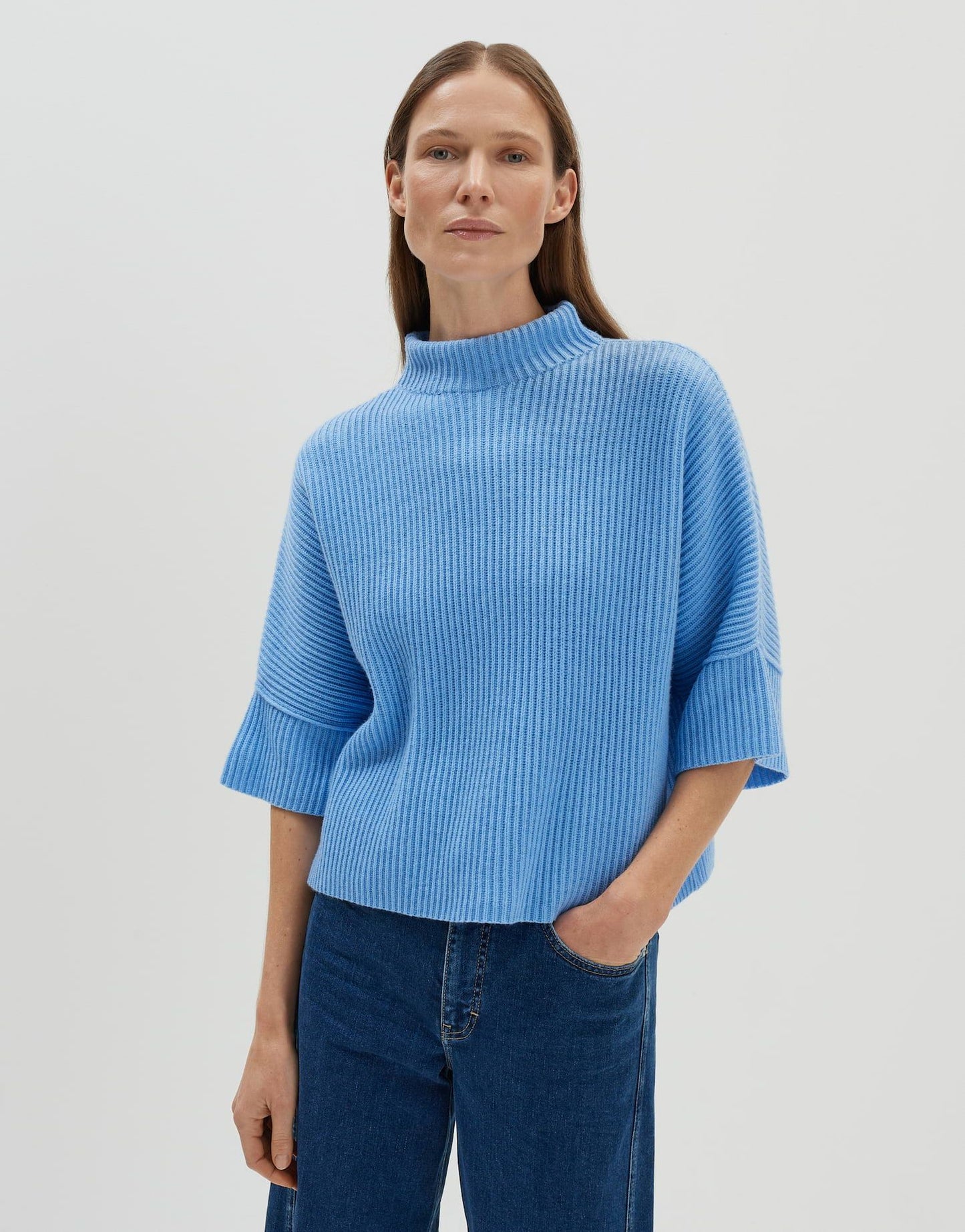 someday Damen Strickpullover Talja blau