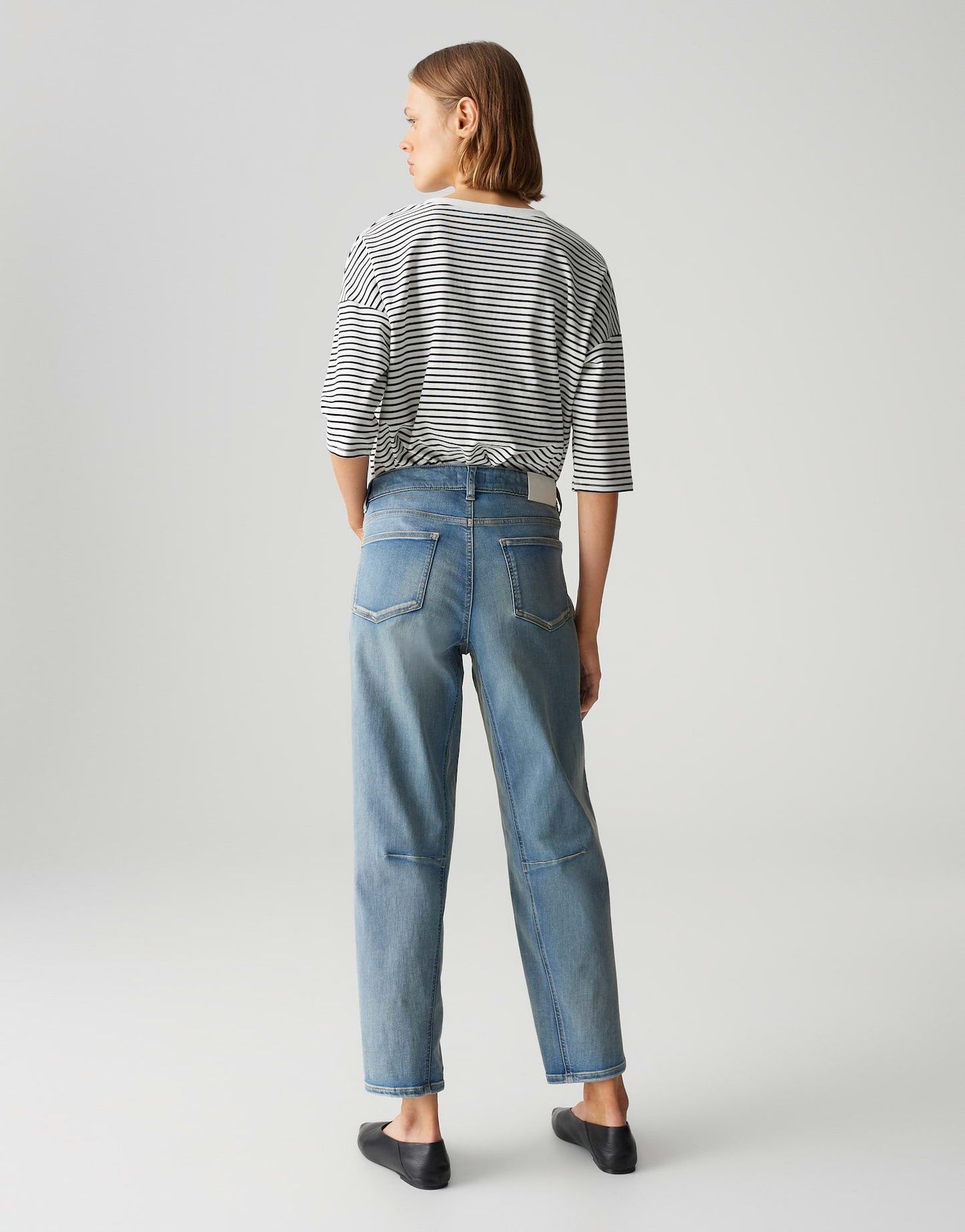 Opus Pants Damen Jeans Melly relax blau