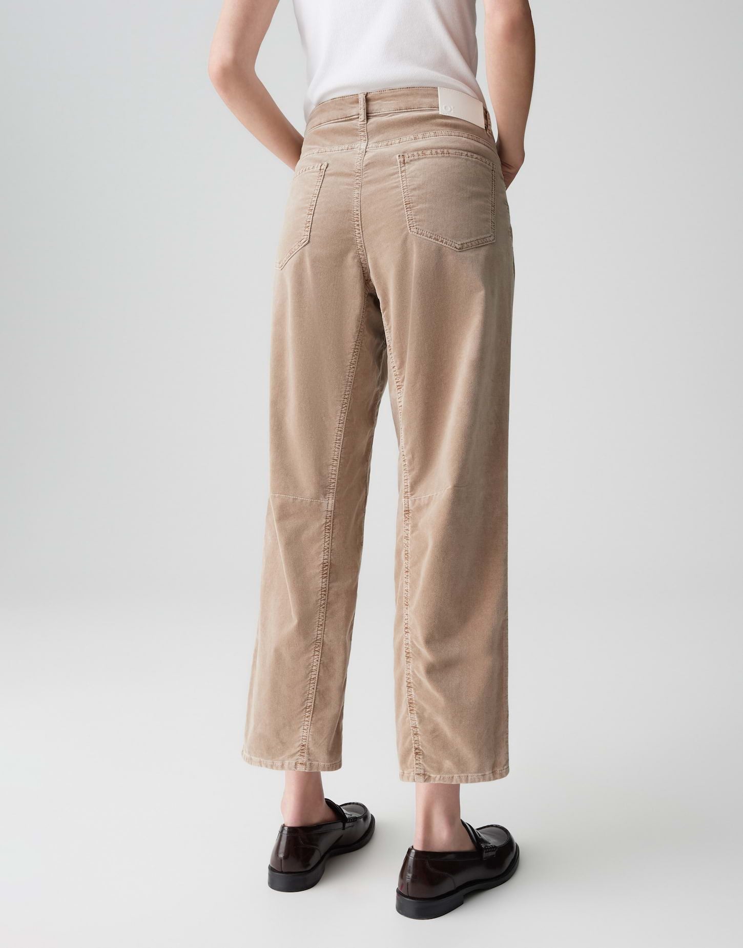 Opus Pants Damen Hose Melly relax braun
