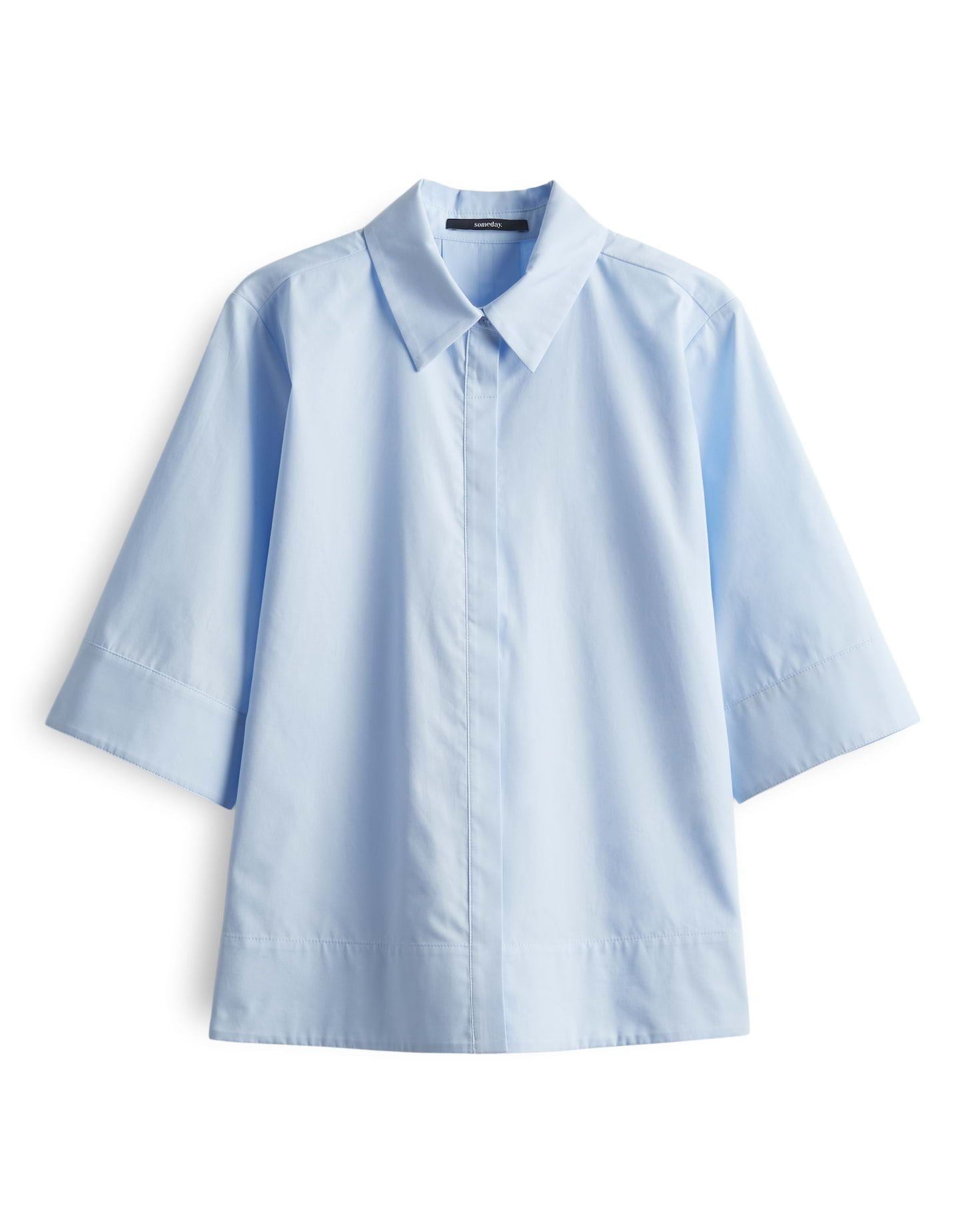 someday Damen Bluse Zarba button up blau