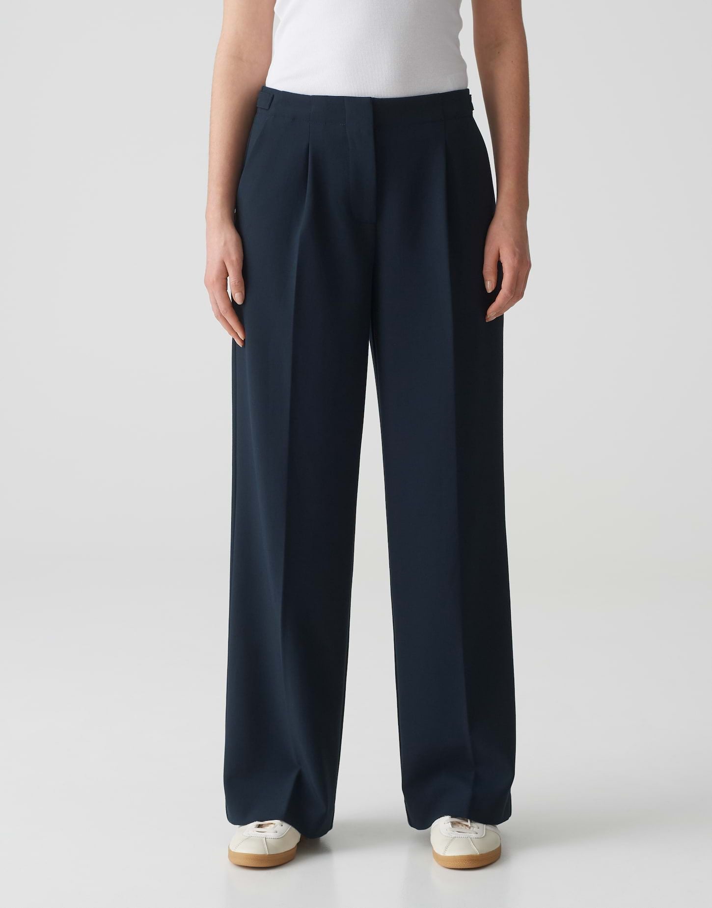 Opus Damen Hose Maiga blau
