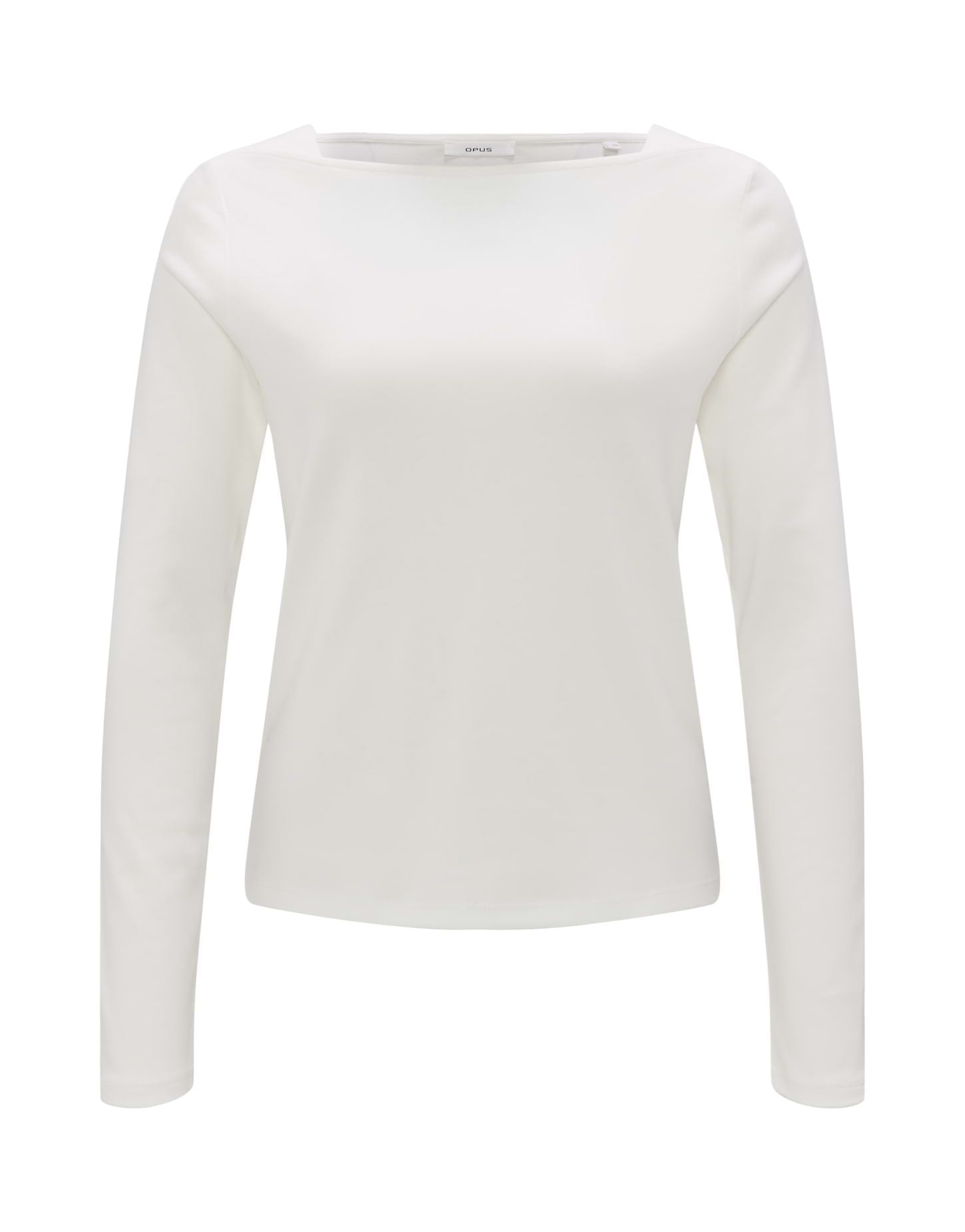 Opus Damen Langarmshirt Subda 44 weiß