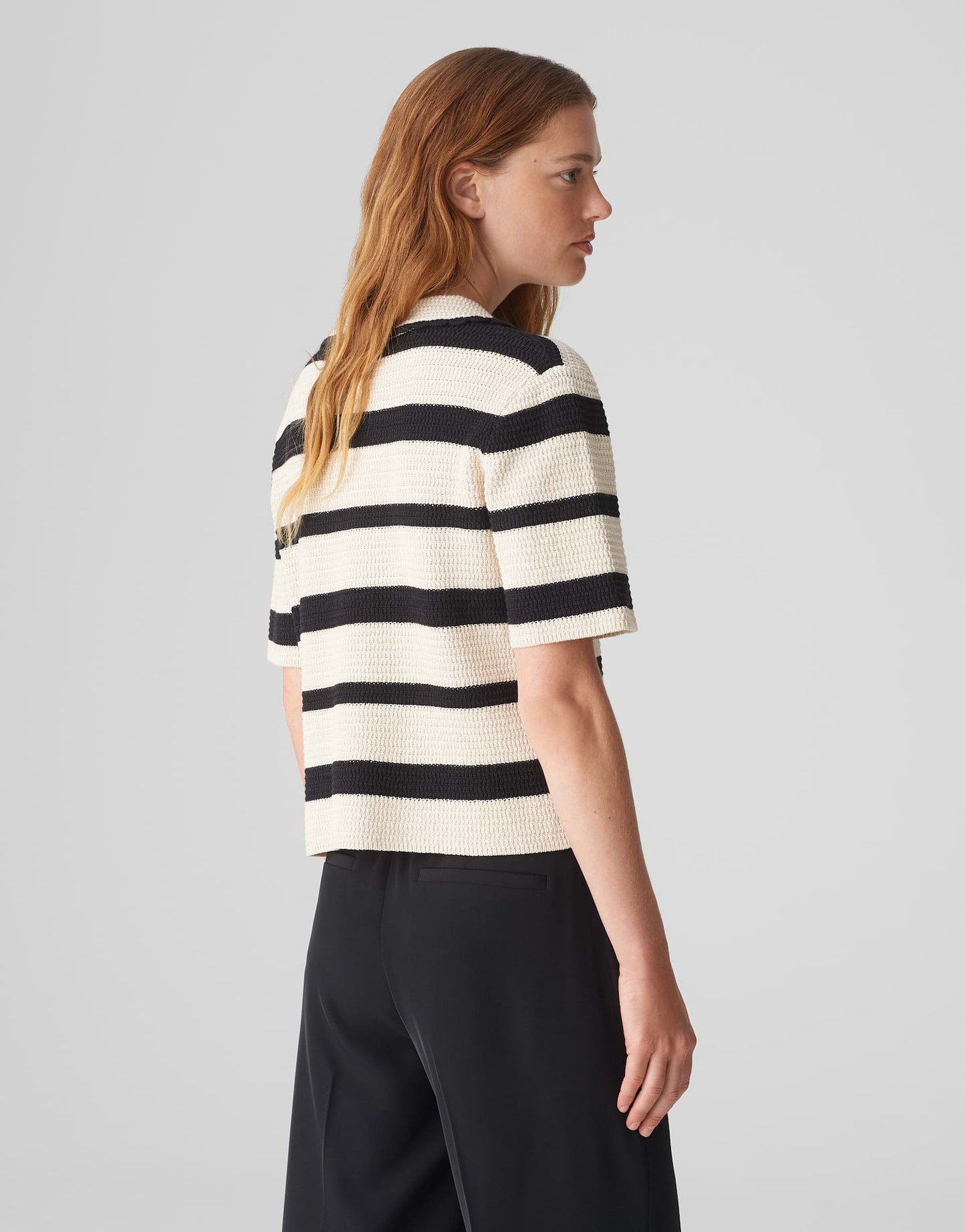 Opus Damen Poloshirt Pertiny schwarz