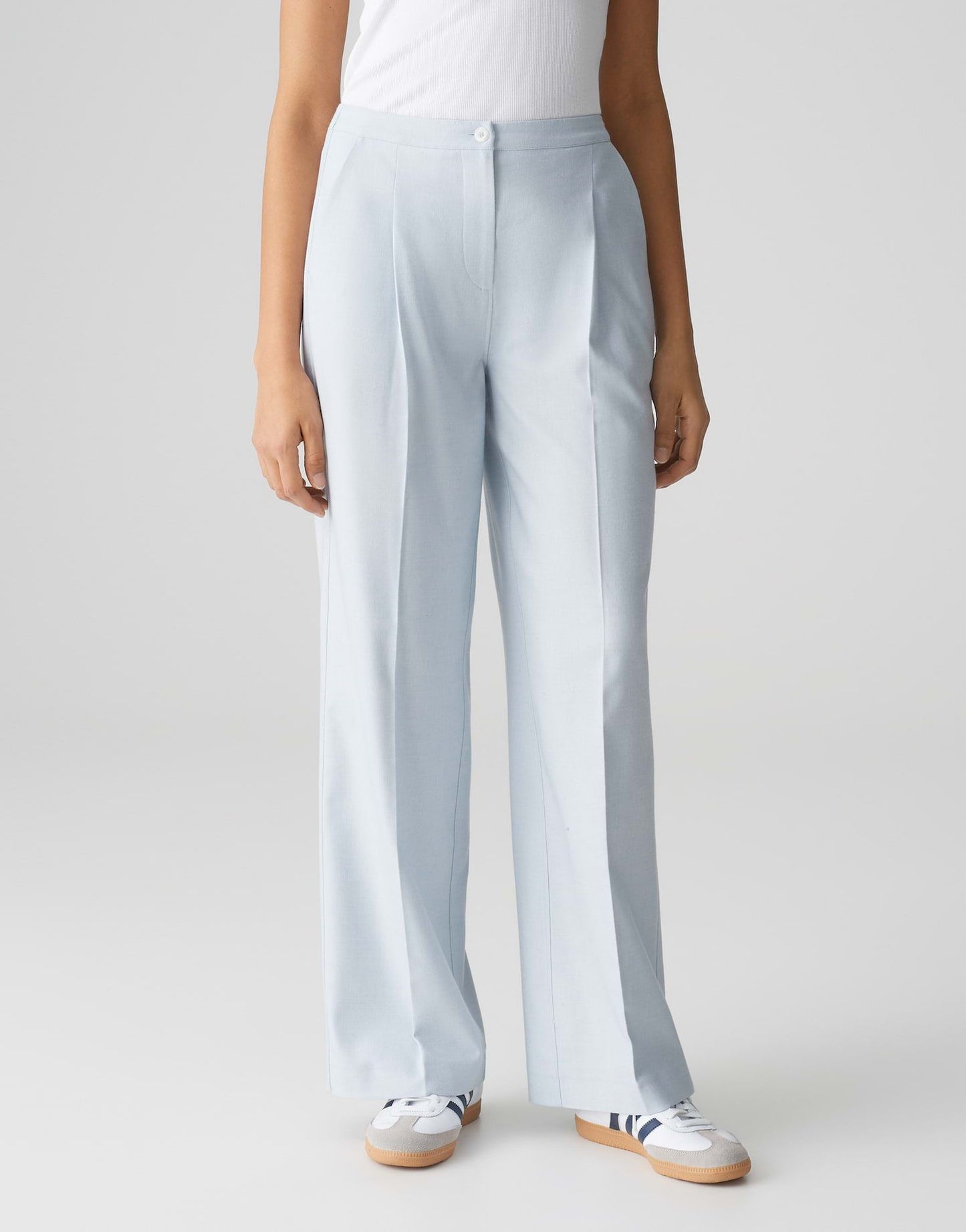 Opus Damen Hose Maiga french blau