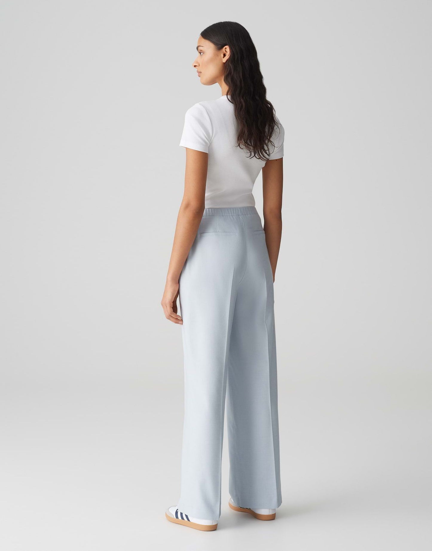 Opus Damen Hose Maiga french blau