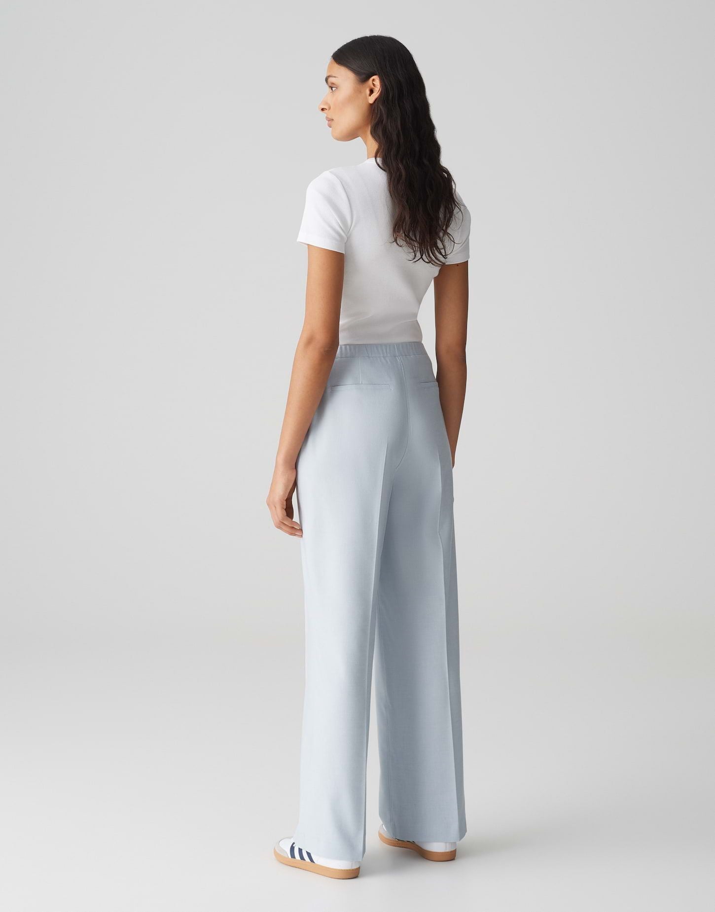 Opus Damen Hose Maiga french blau