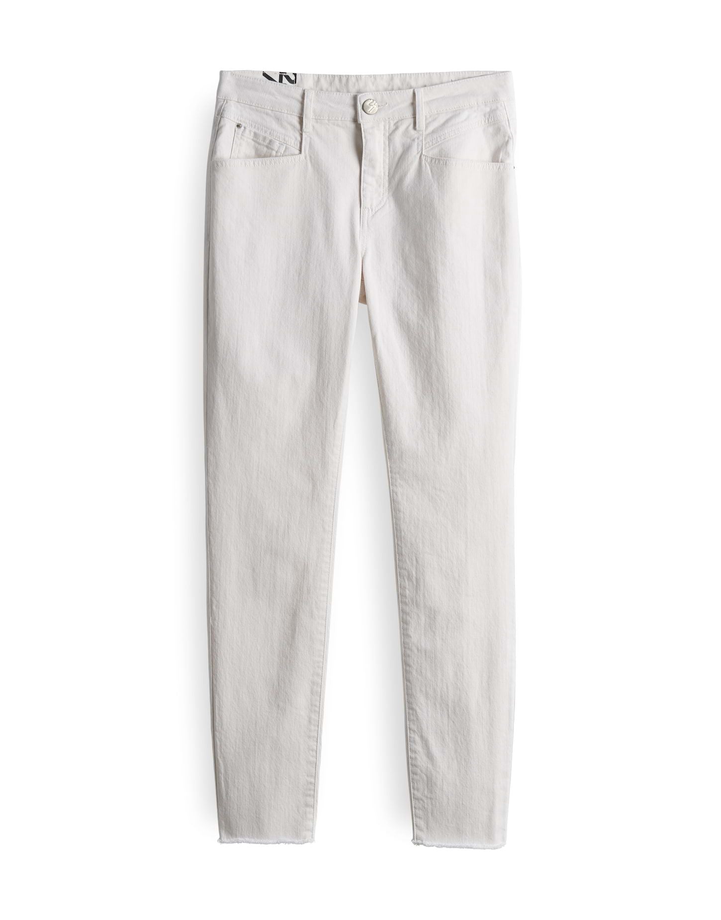 Opus Damen Jeans Evita dynamic weiß