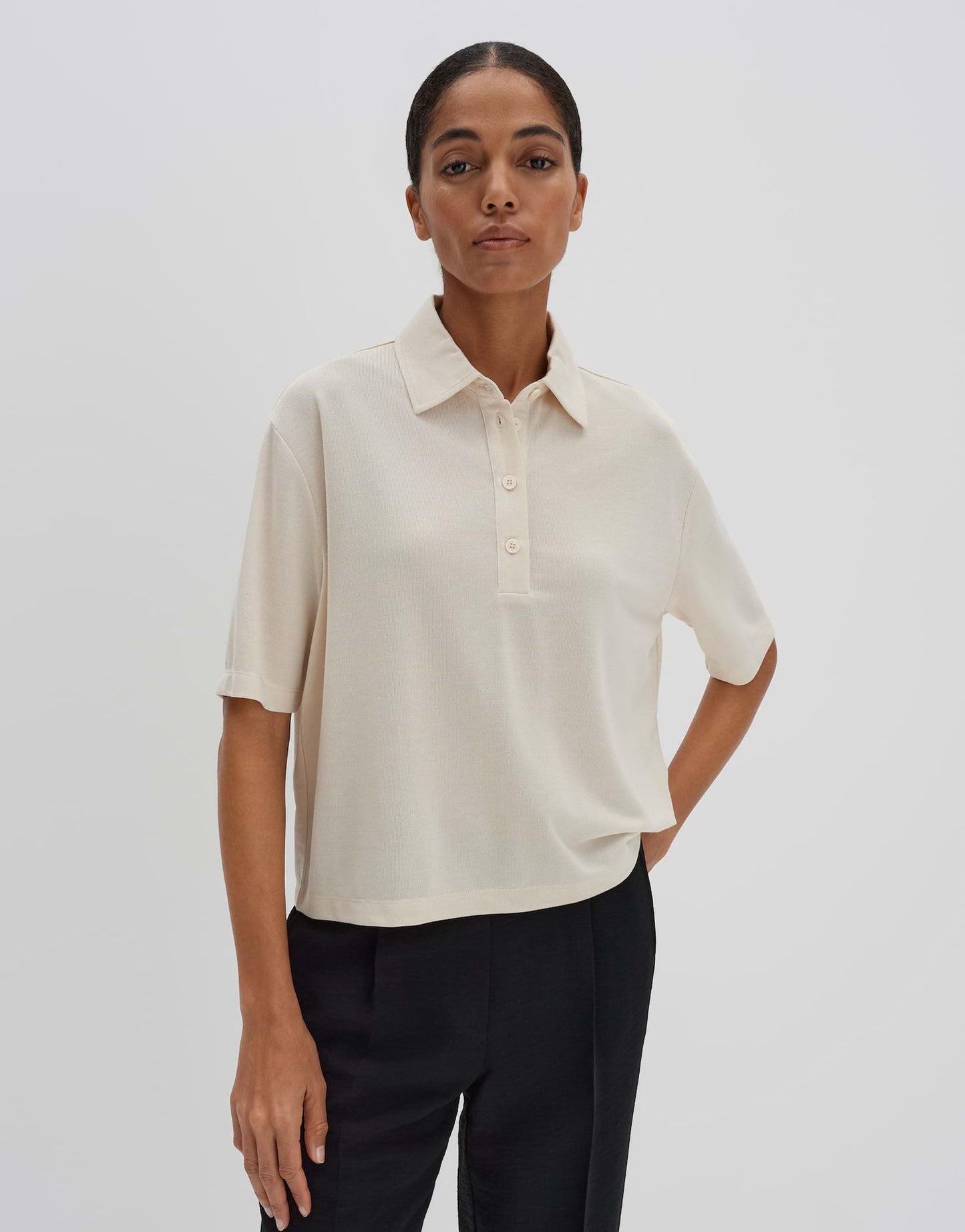 someday Damen Shirt Kiolette beige