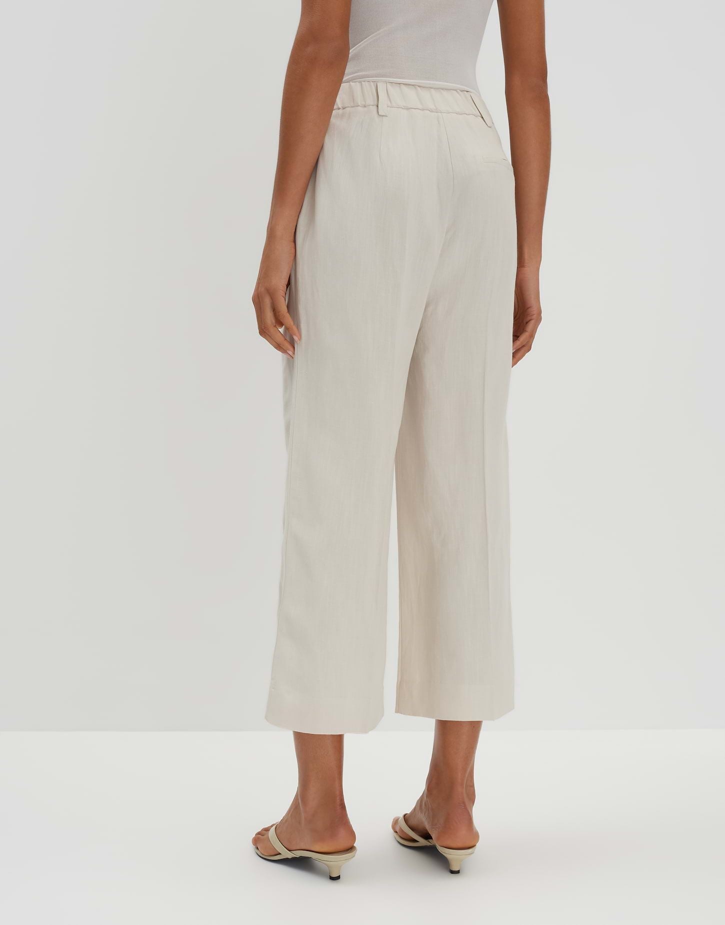 Someday Damen Hose Celino cropped beige