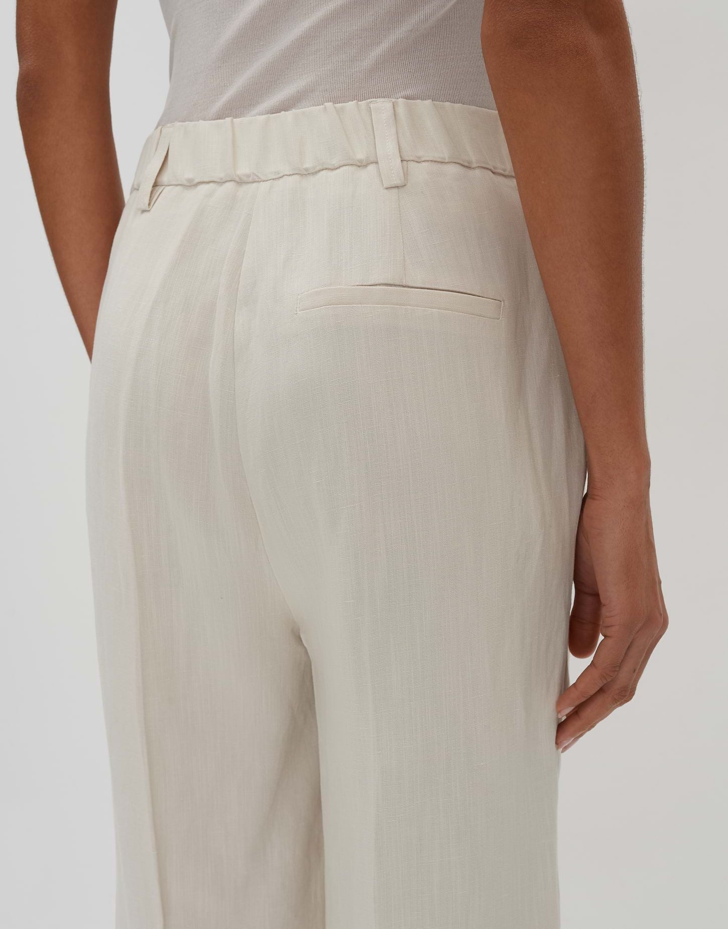 Someday Damen Hose Celino cropped beige