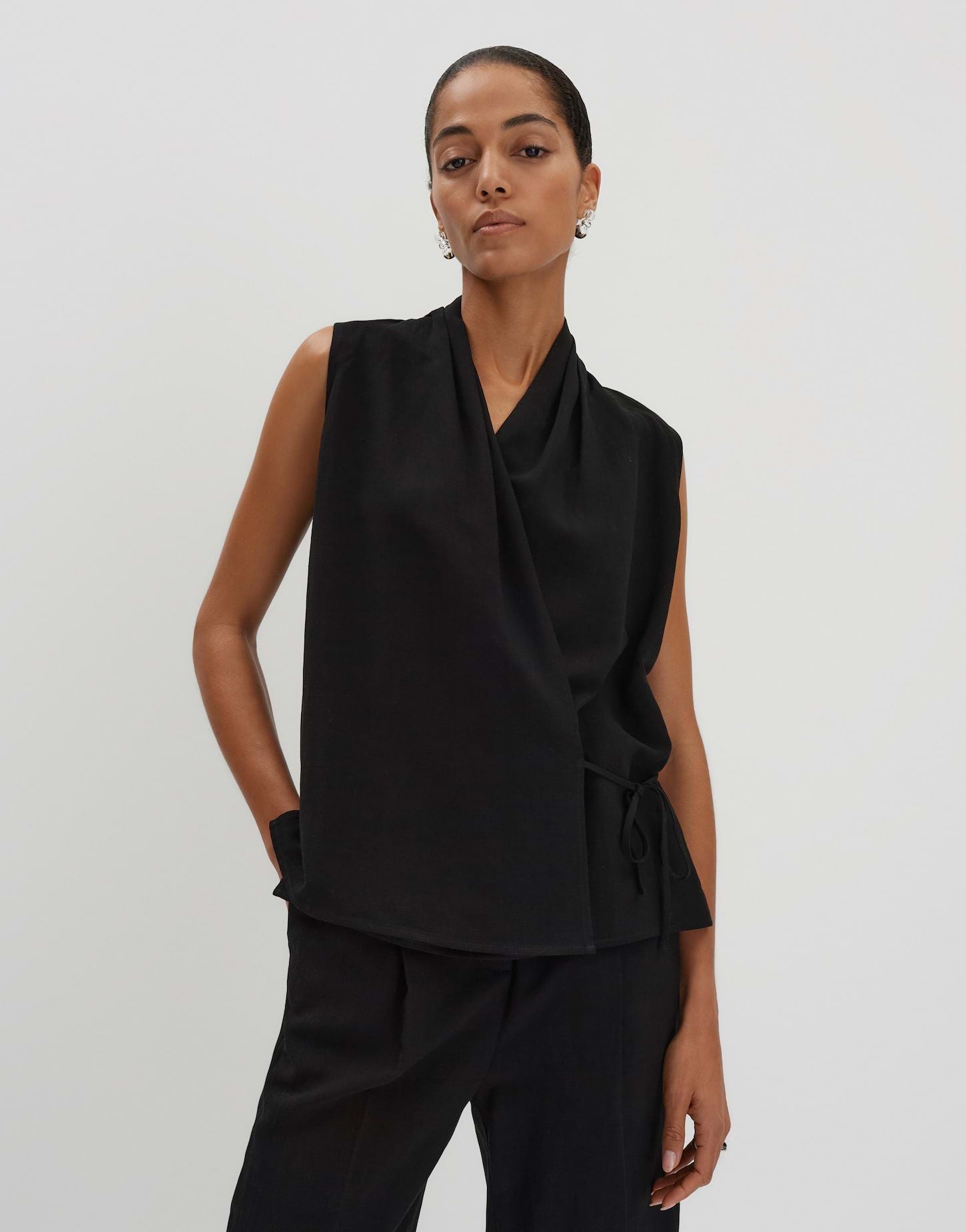 Someday Damen Bluse Ziang schwarz
