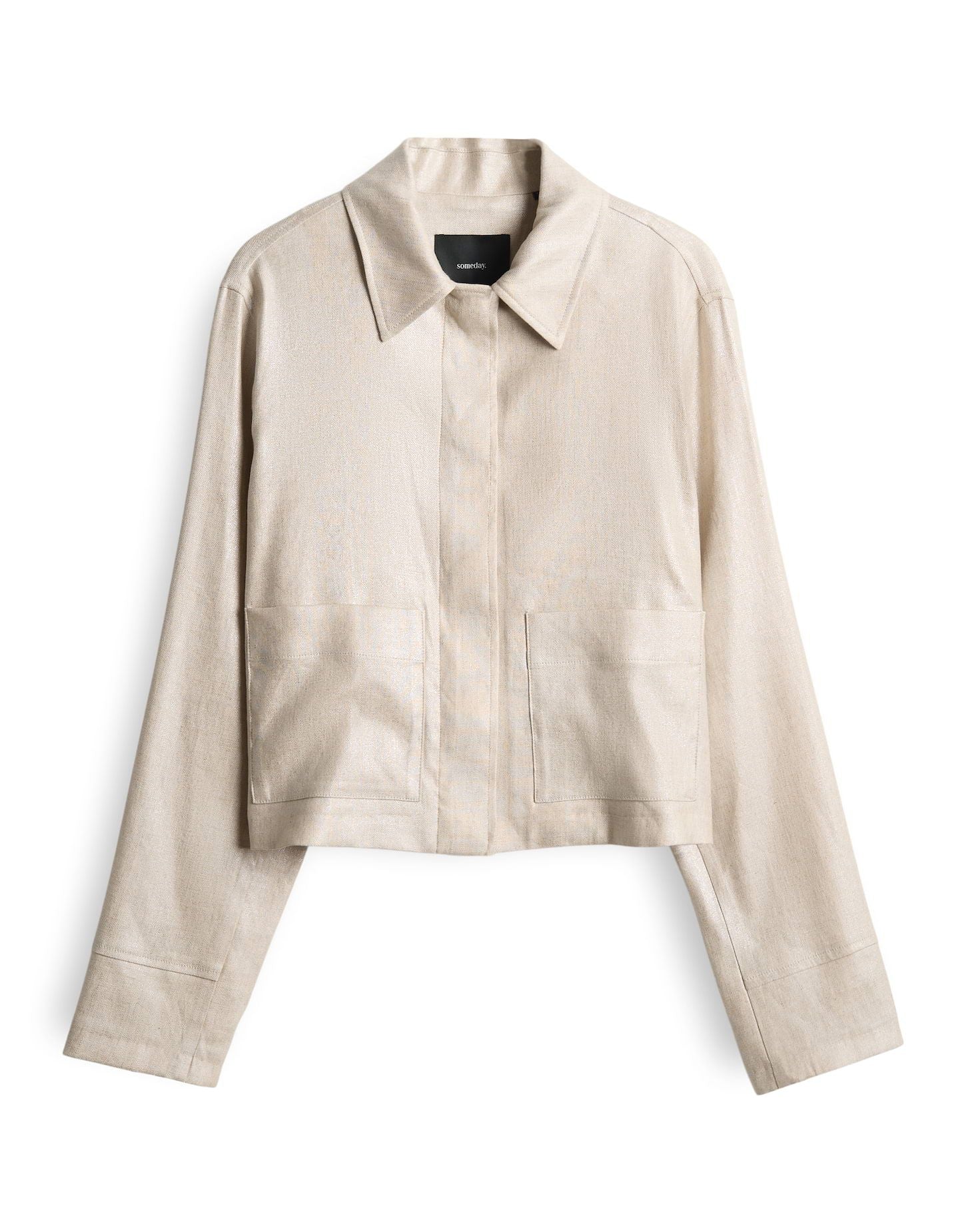 someday Damen Leinenjacke Nania 40 beige