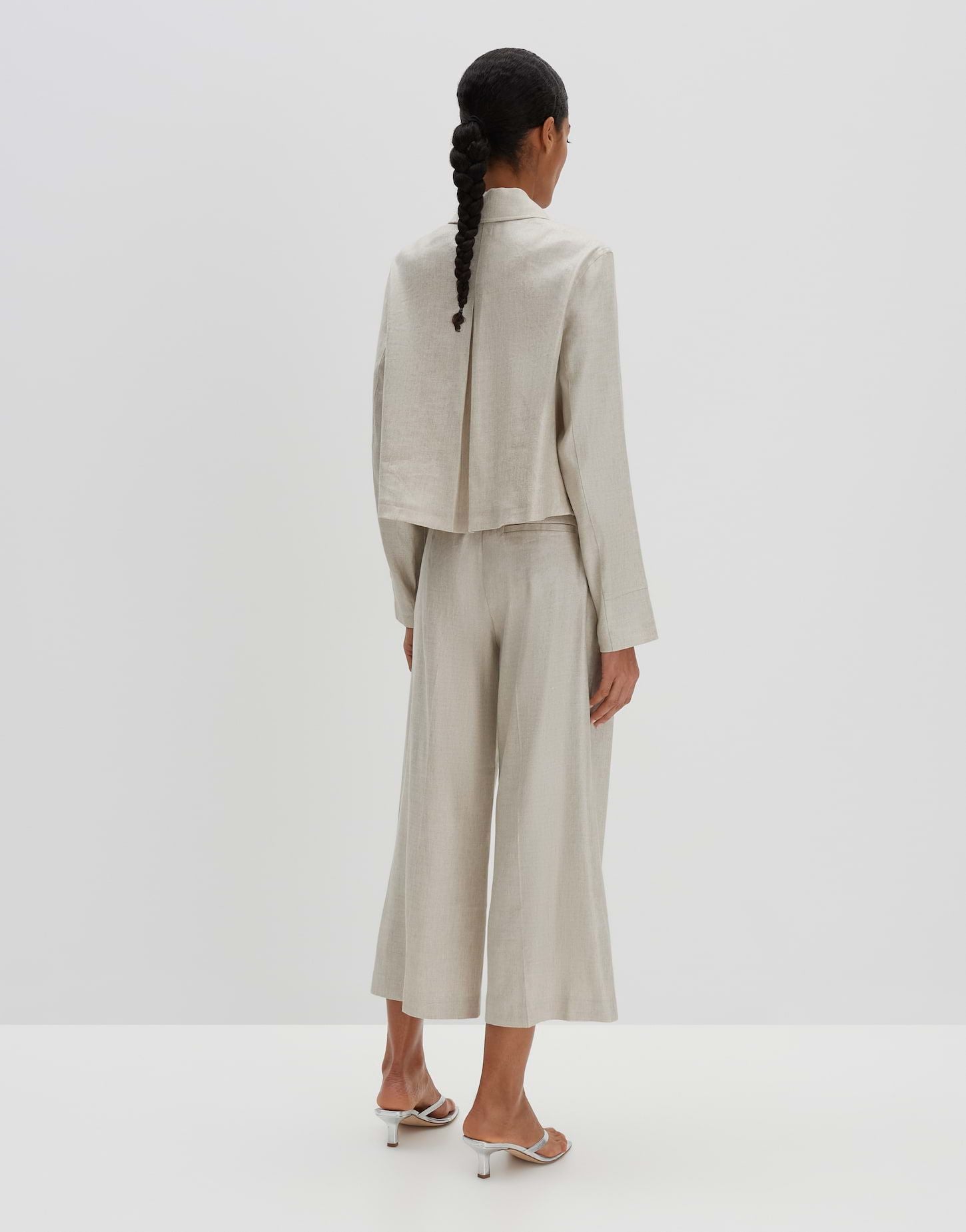 someday Damen Leinenjacke Nania beige