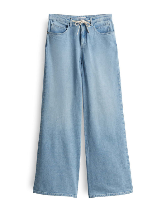Opus Damen Jeans Miva palazzo paris blau