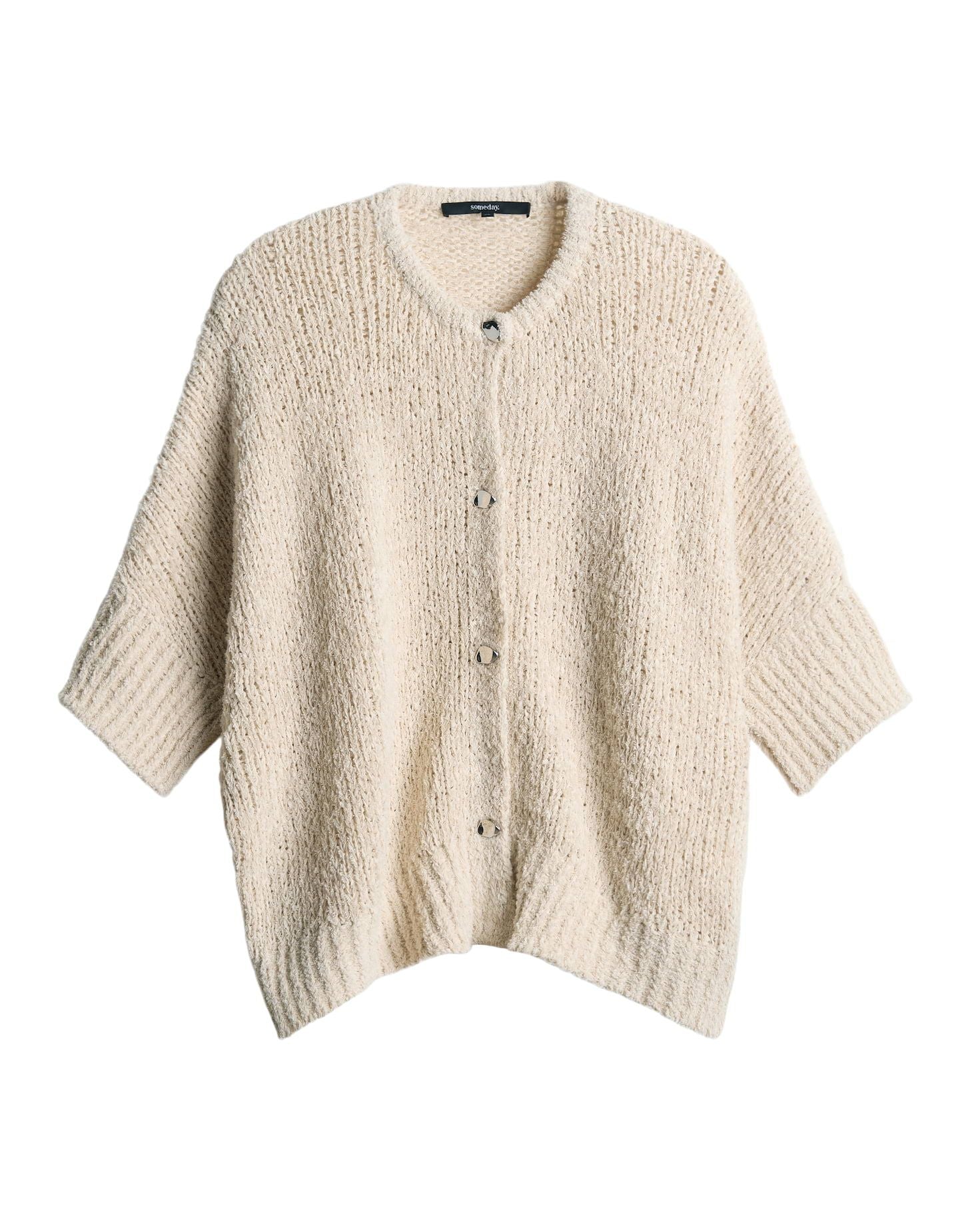 someday Damen Strickjacke Tibelita weiß