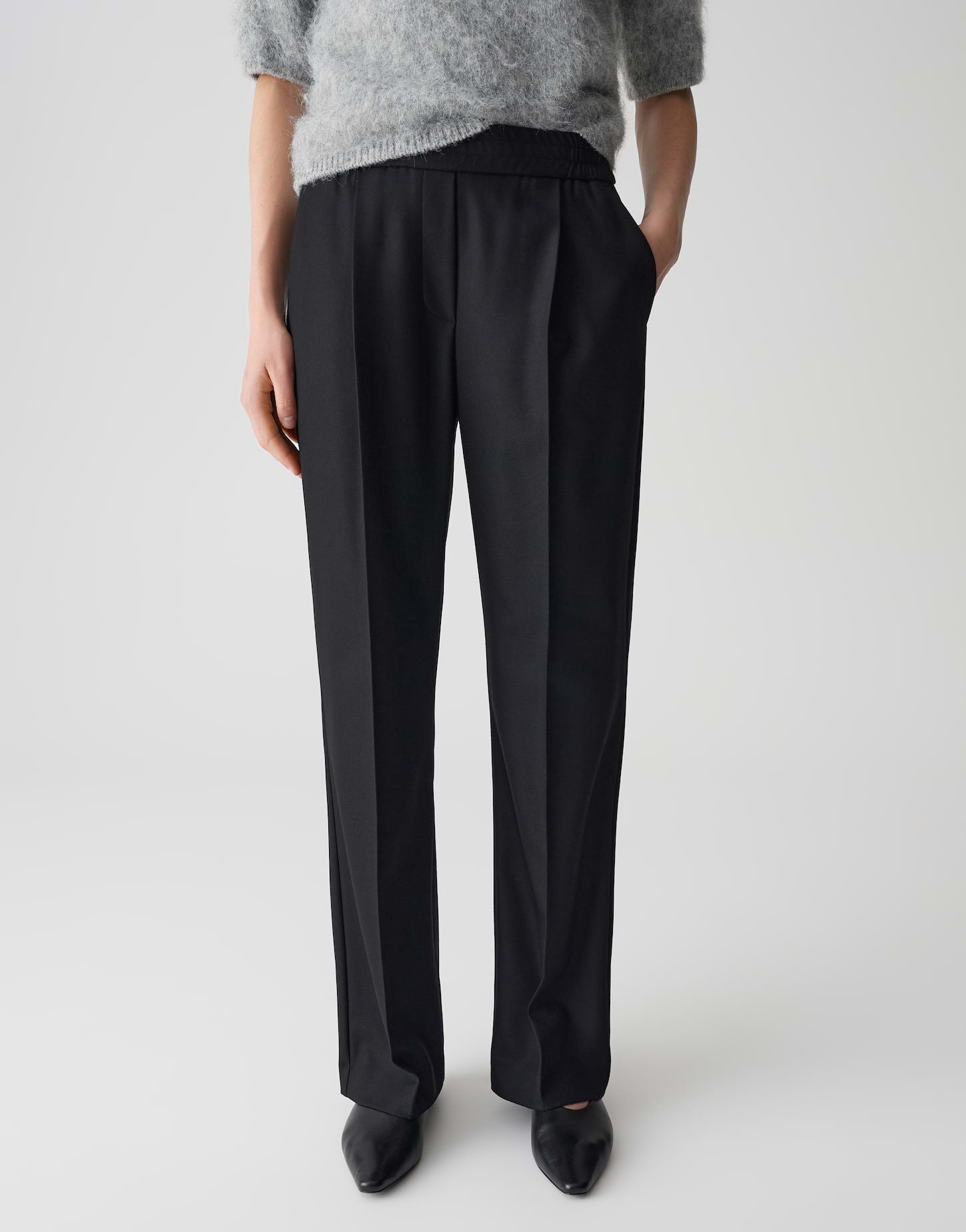 Opus Damen Hose schwarz