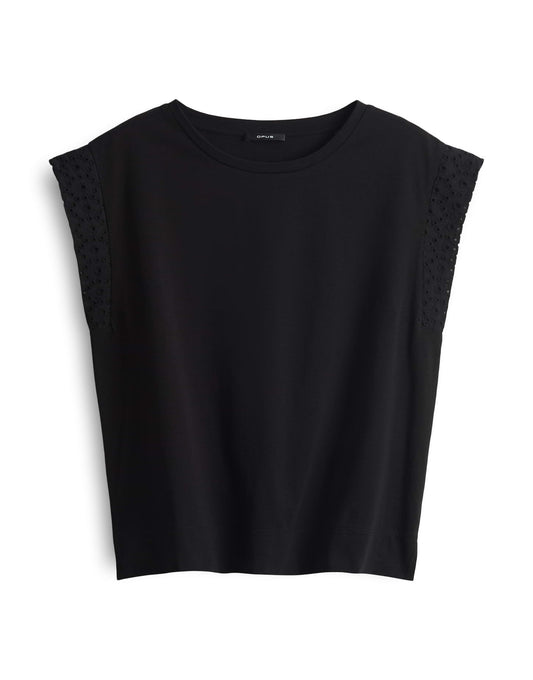 Opus Damen Shirt Sallso 44 schwarz