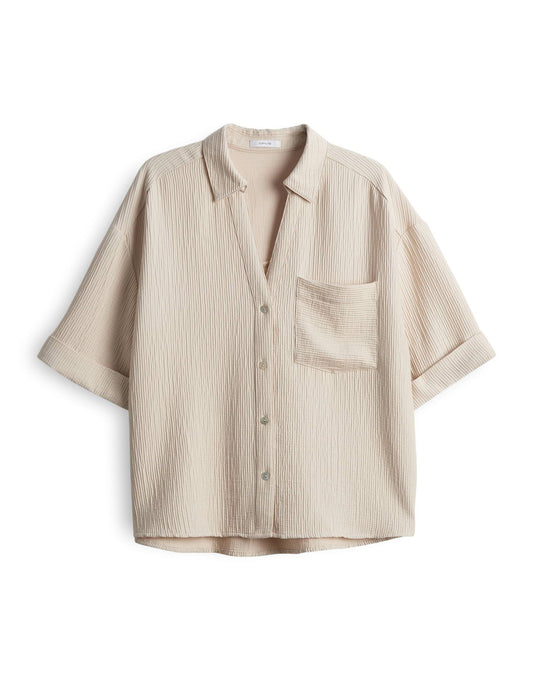 Opus Damen Blusenhemd Fiora 42 beige