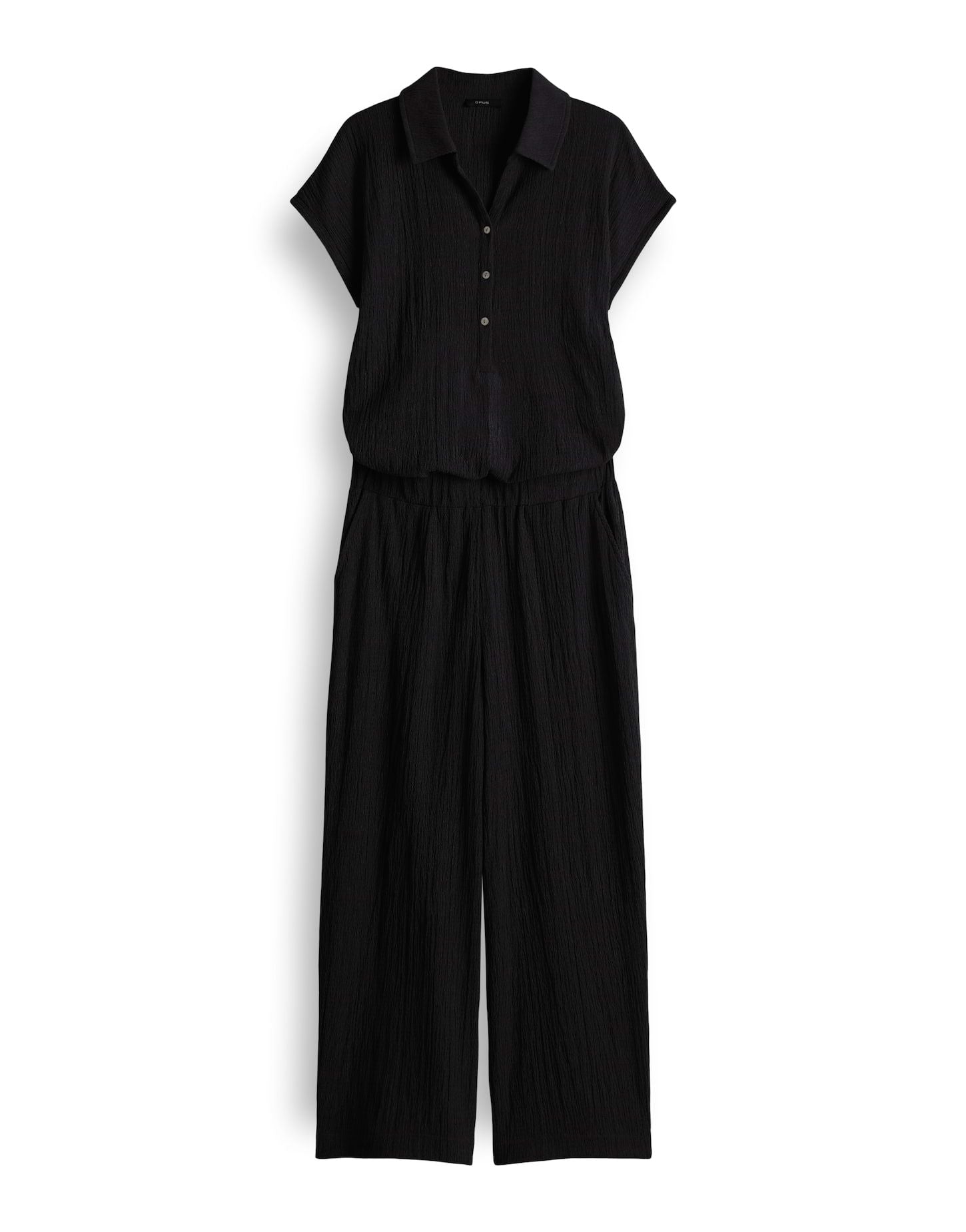 Opus Damen Jumpsuit Melti polo 42 schwarz