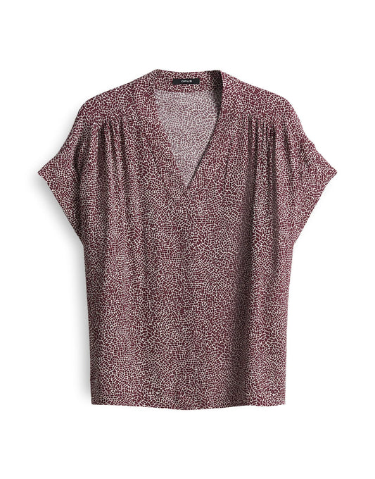 Opus Damen Bluse Filva minimal rot