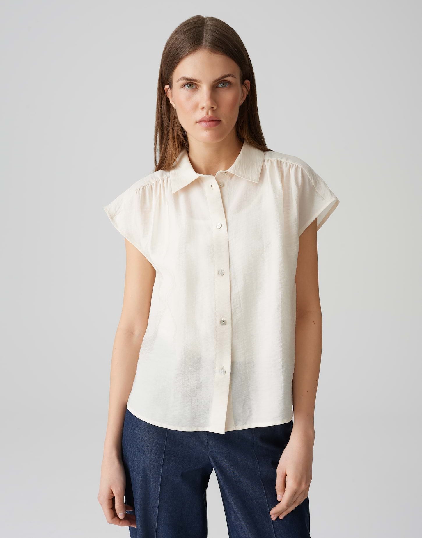 Opus Damen Bluse Fairi weiß