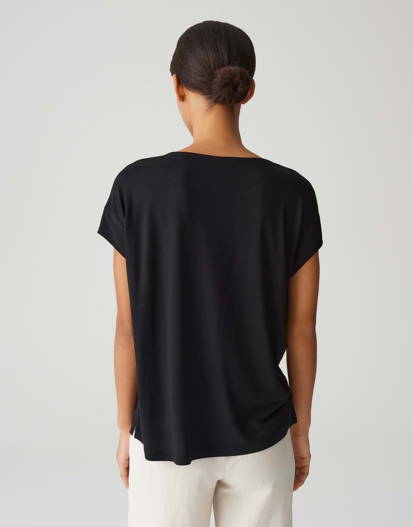 Opus Damen T-Shirt Sesonne schwarz