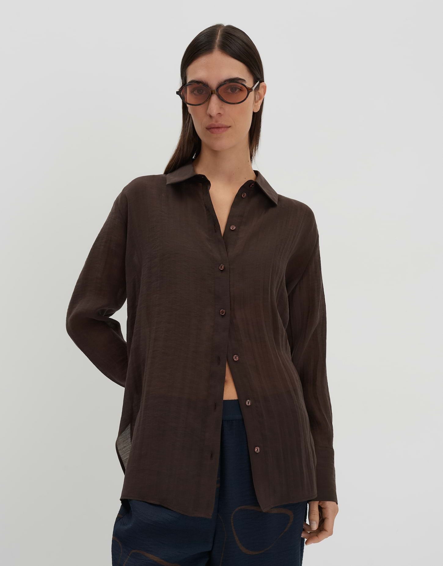 Someday Damen Bluse Zanda braun