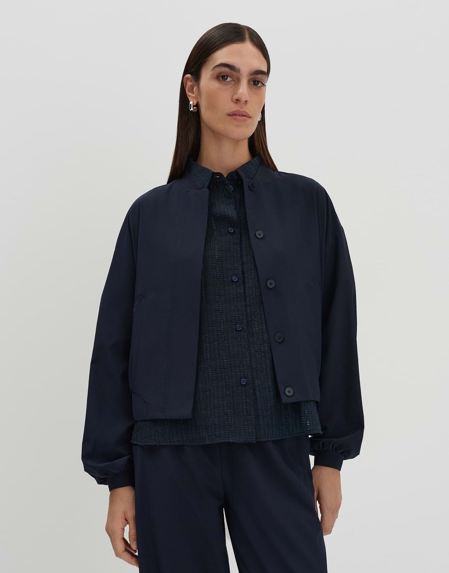 someday Damen Blouson Narlie detail blau