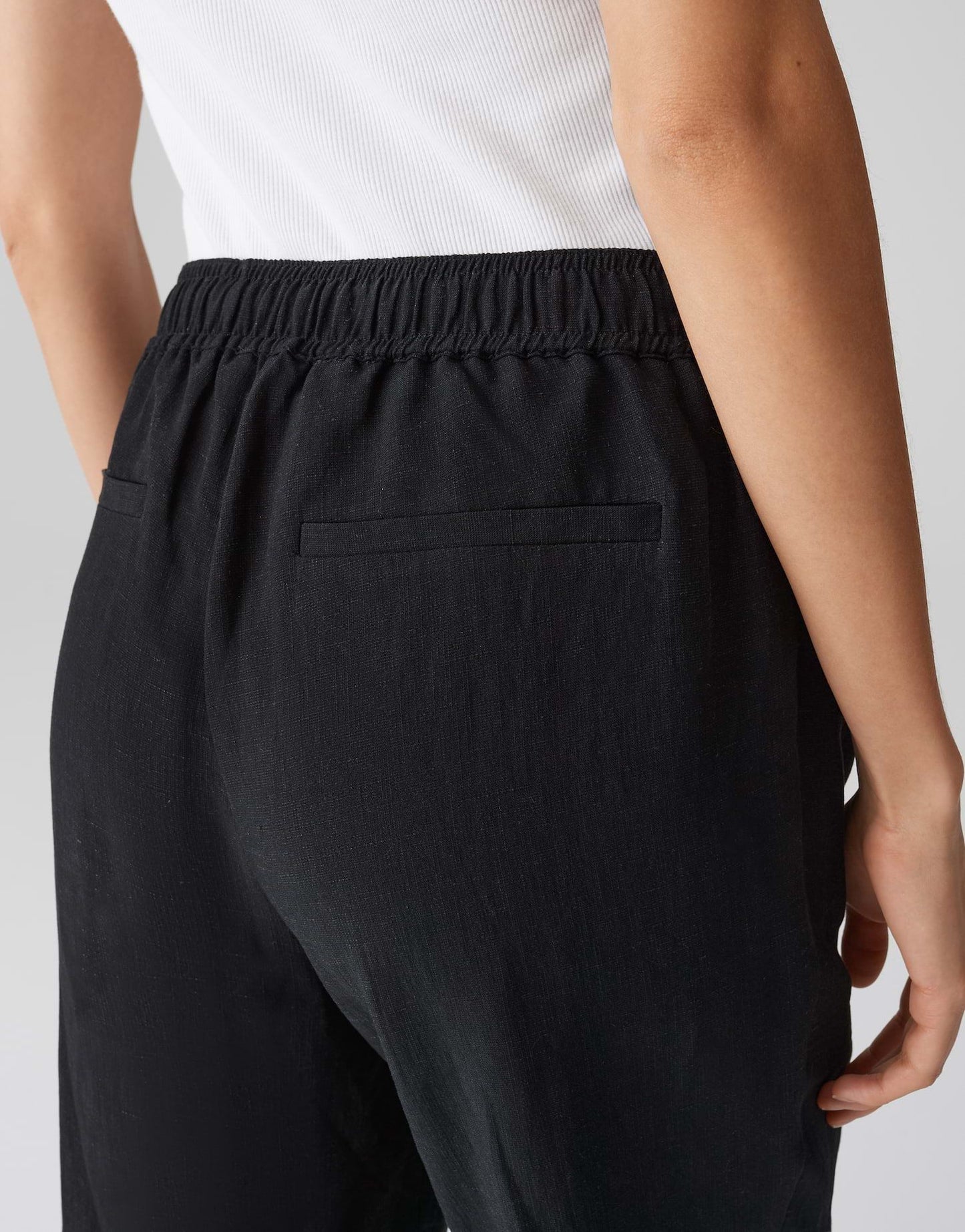 Opus Damen Hose Myha travel schwarz