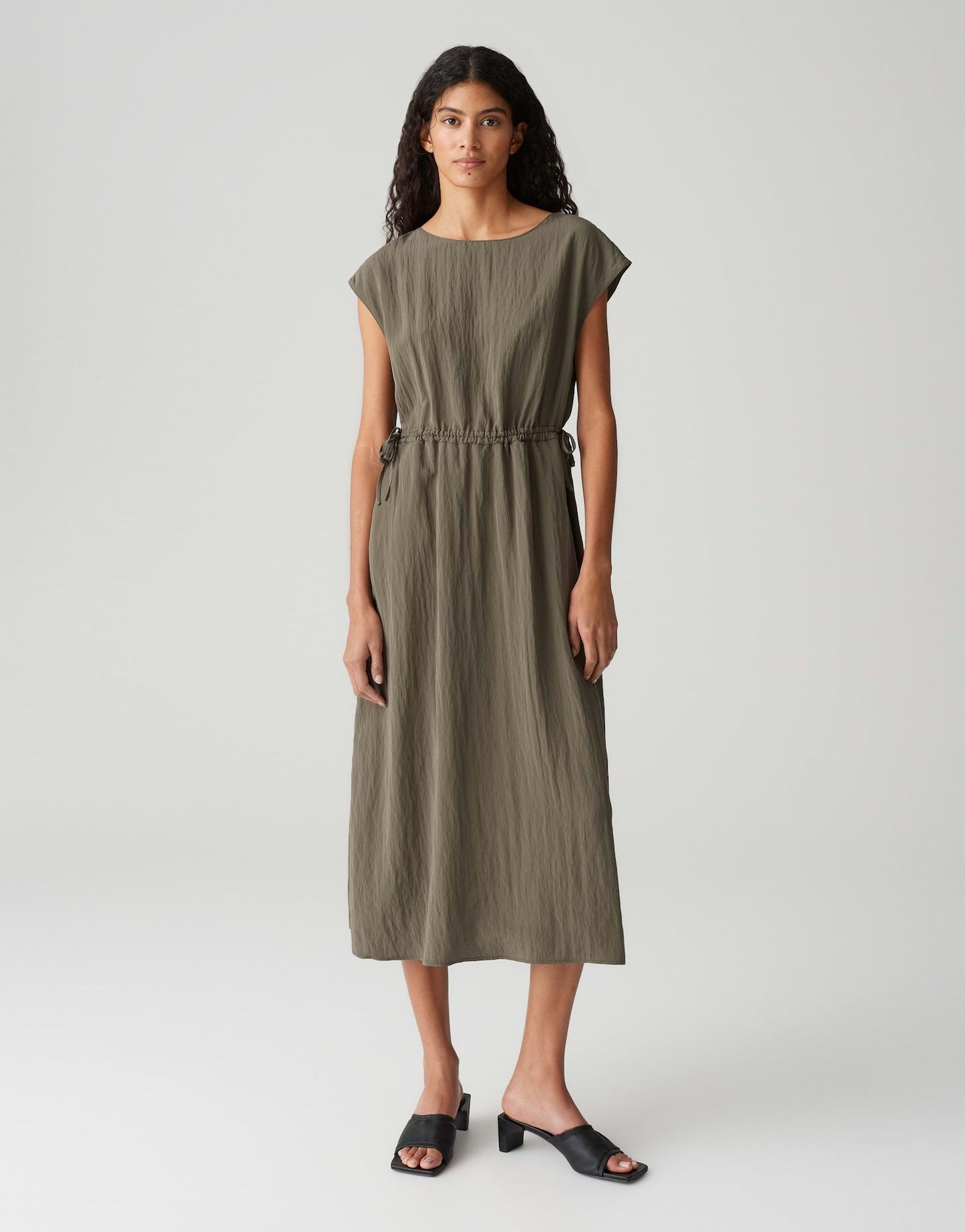 Opus Damen Kleid Witrana grün