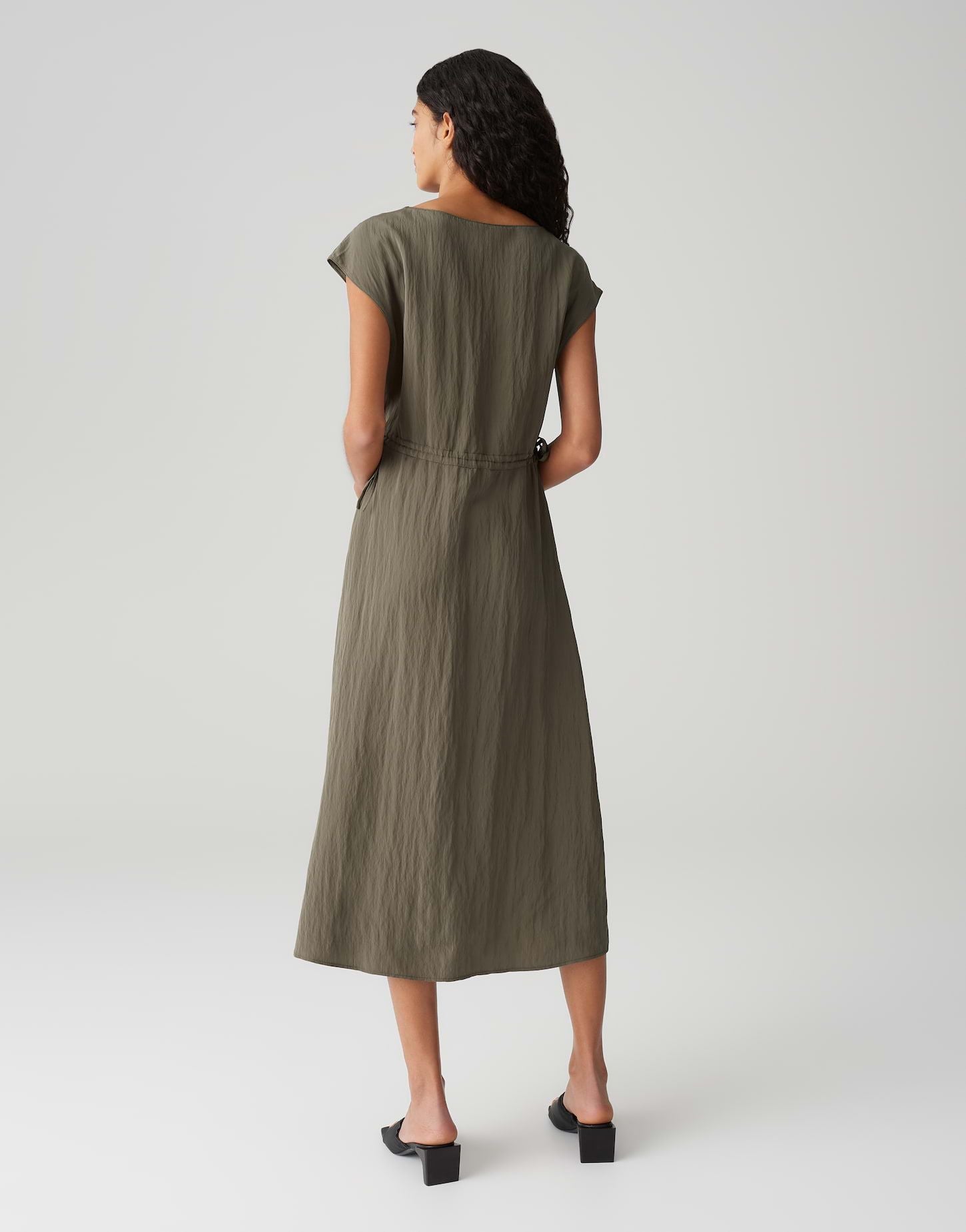 Opus Damen Kleid Witrana grün