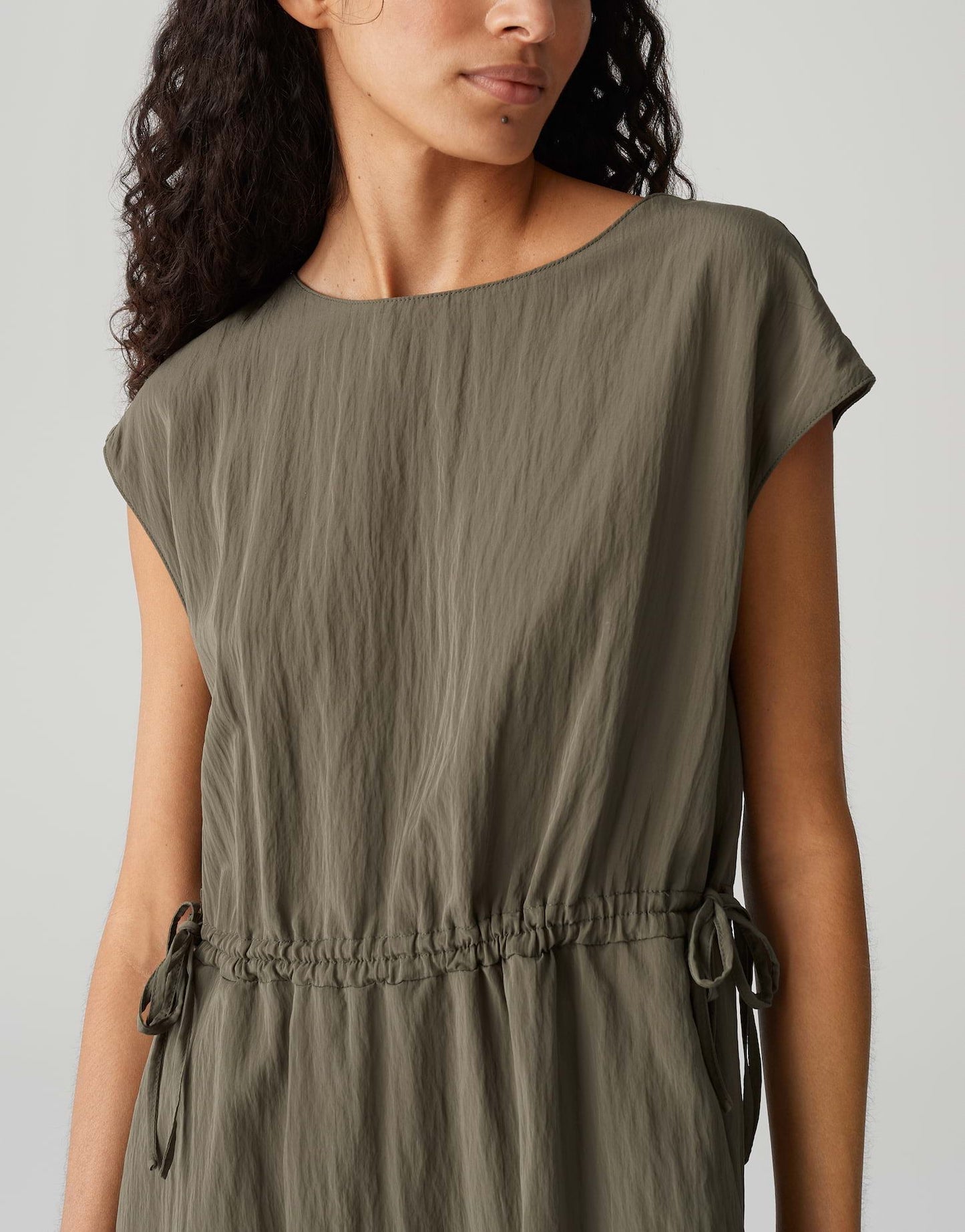 Opus Damen Kleid Witrana grün