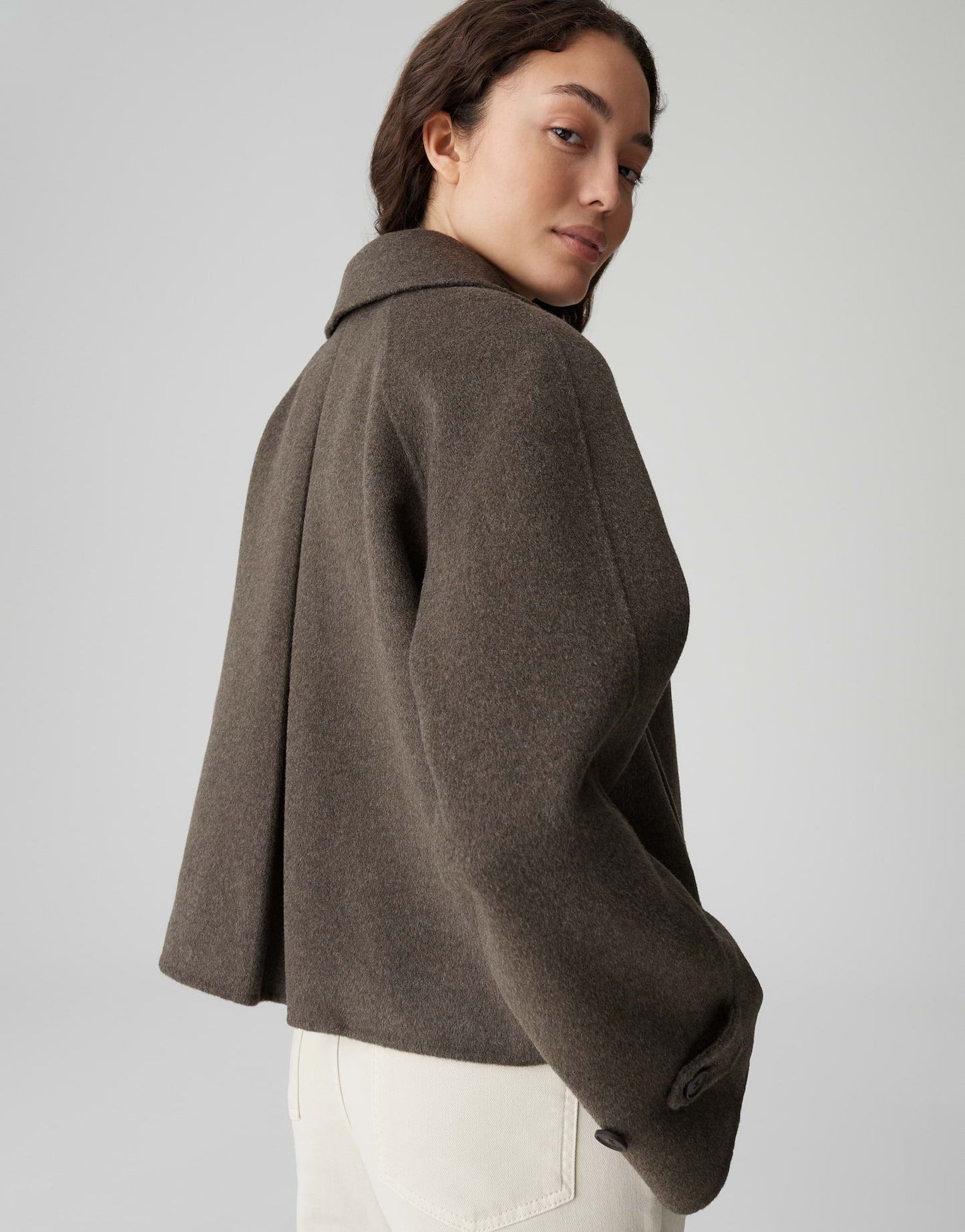 Opus Damen Jacke braun