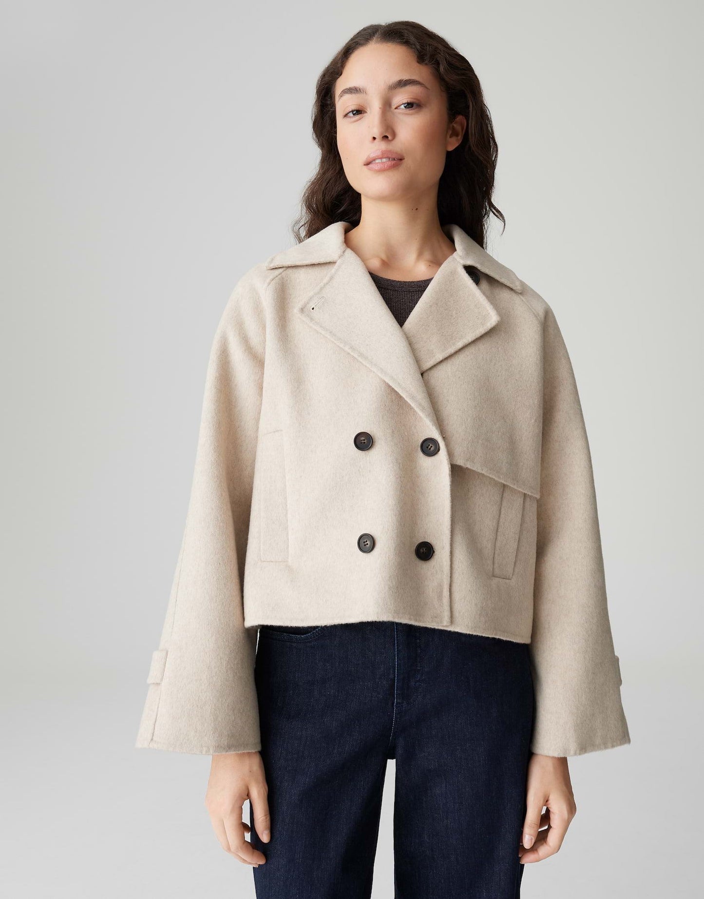 Opus Damen Jacke beige