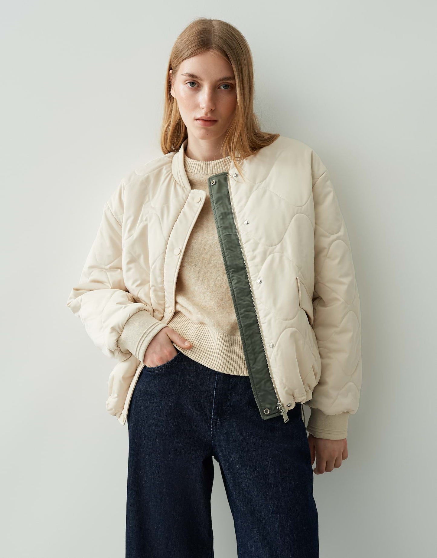 Opus Damen Jacke creme