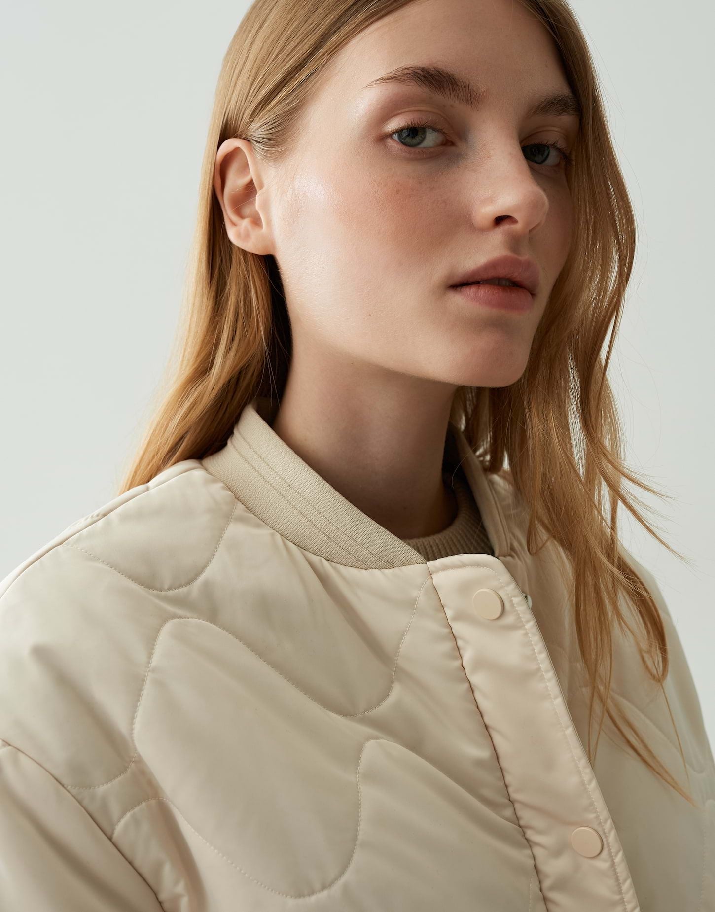 Opus Damen Jacke creme