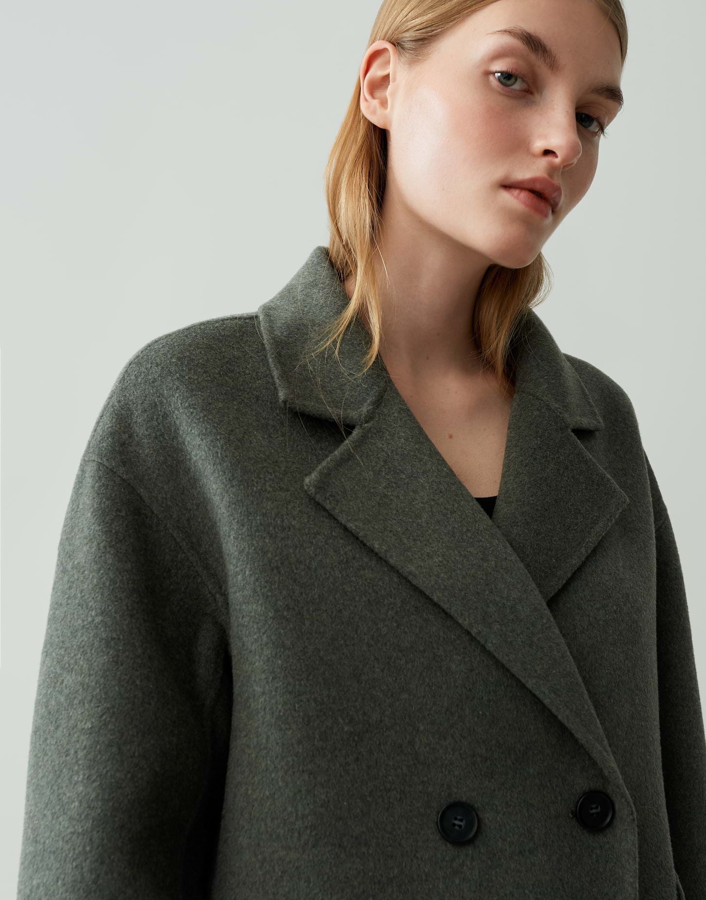 Opus Damen Mantel grau