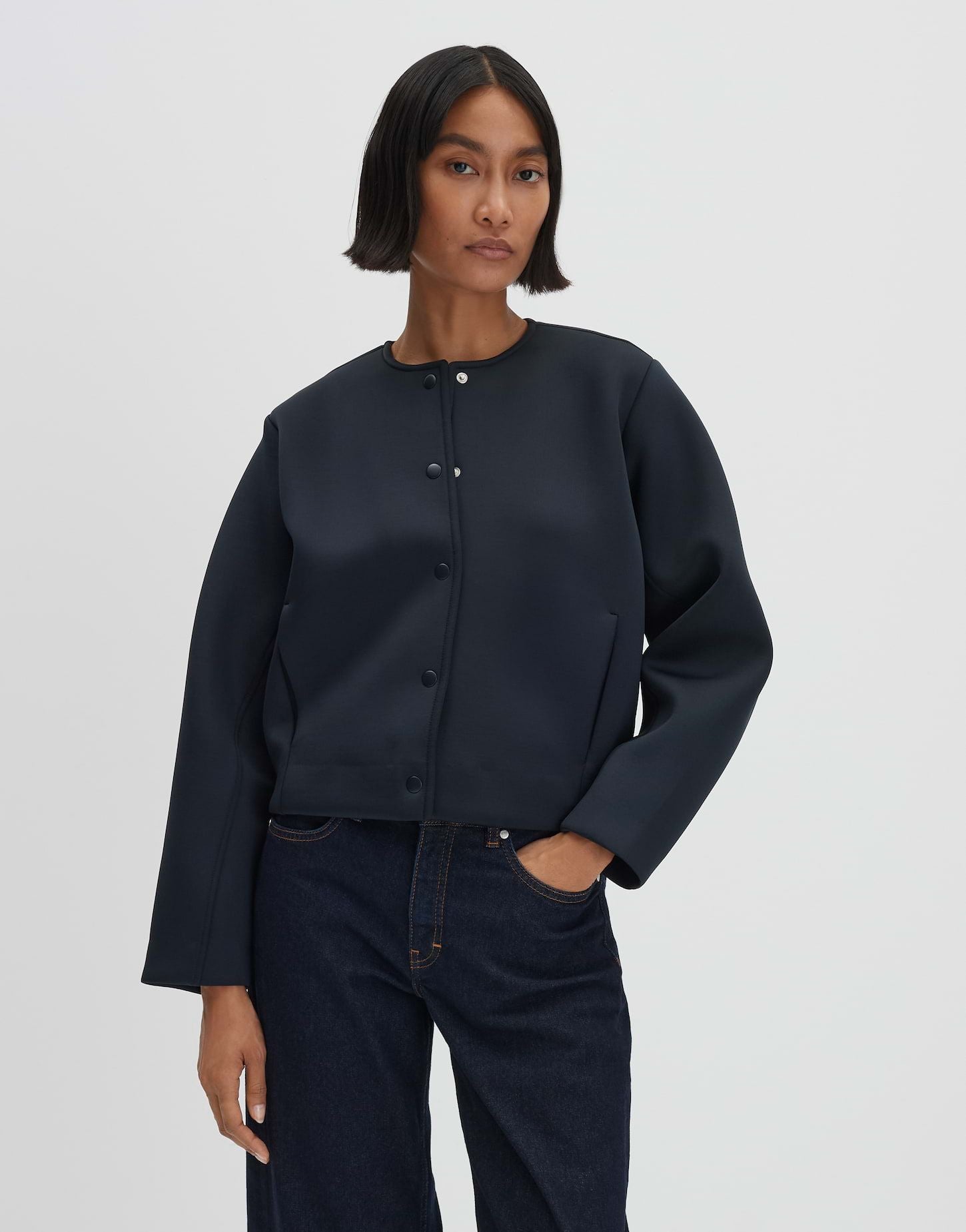 someday Damen Blousonjacke Usanja blau