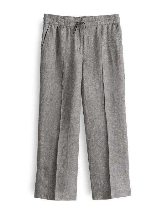 Opus Damen Bundfaltenhose Maikito linen