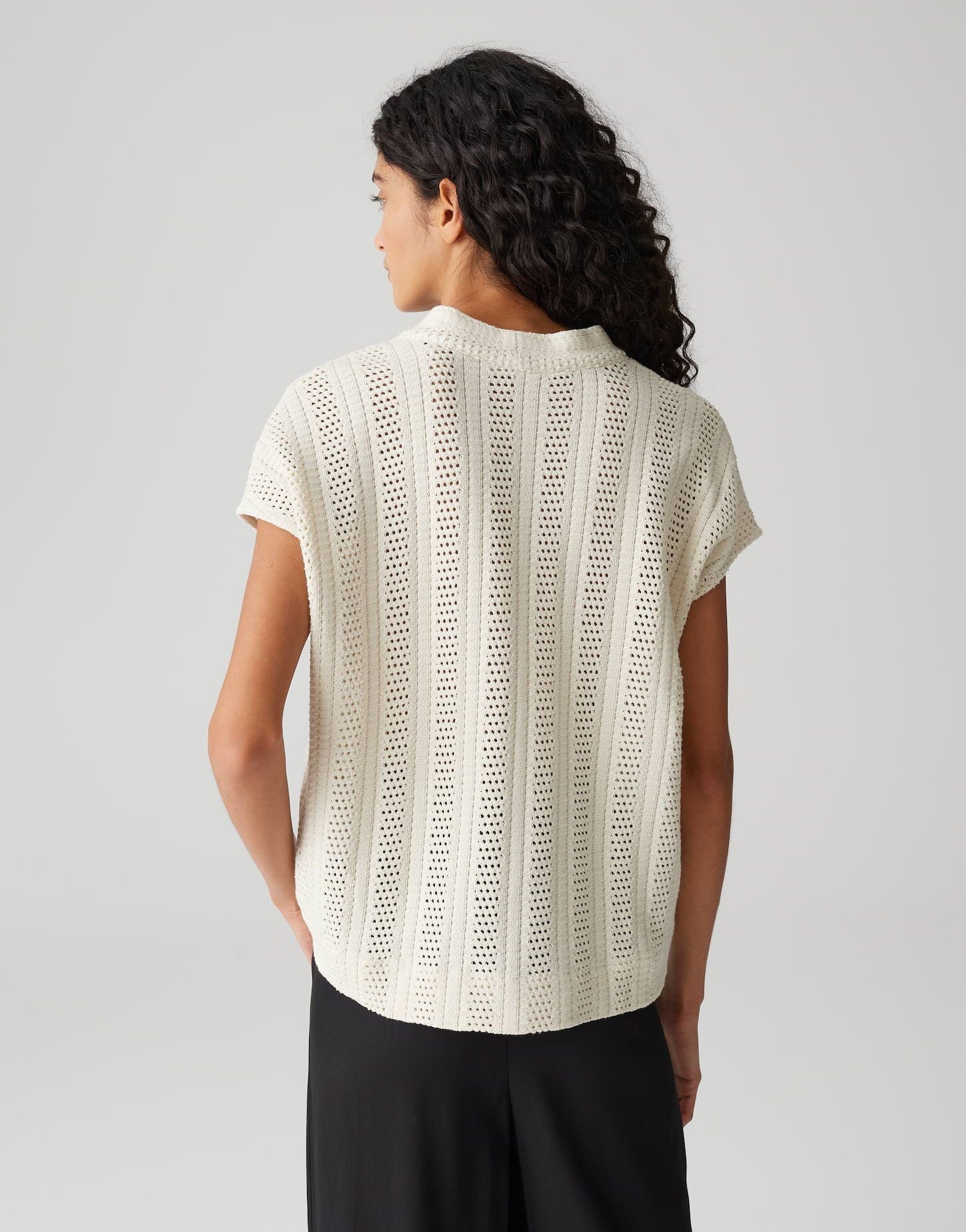 Opus Damen Shirt Saniela weiß