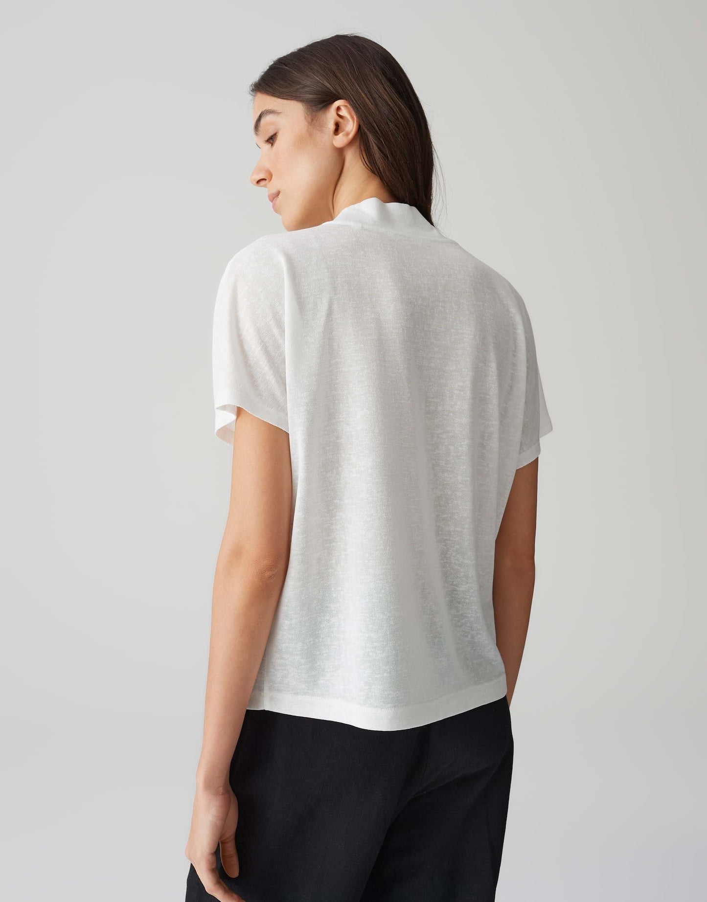Opus Damen Shirt Sanze weiß