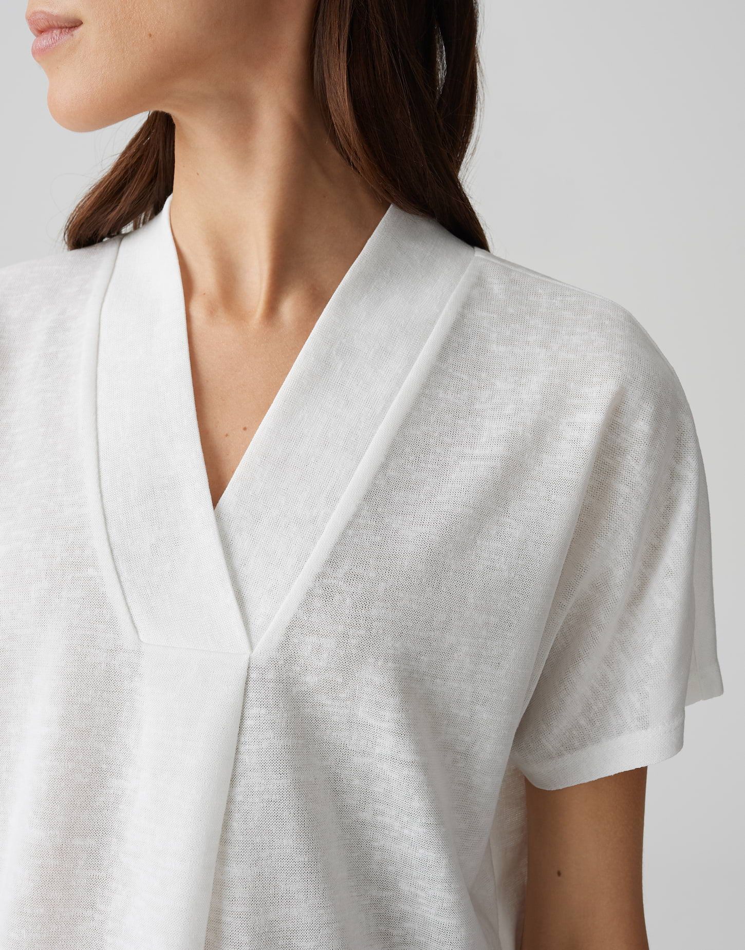 Opus Damen Shirt Sanze weiß
