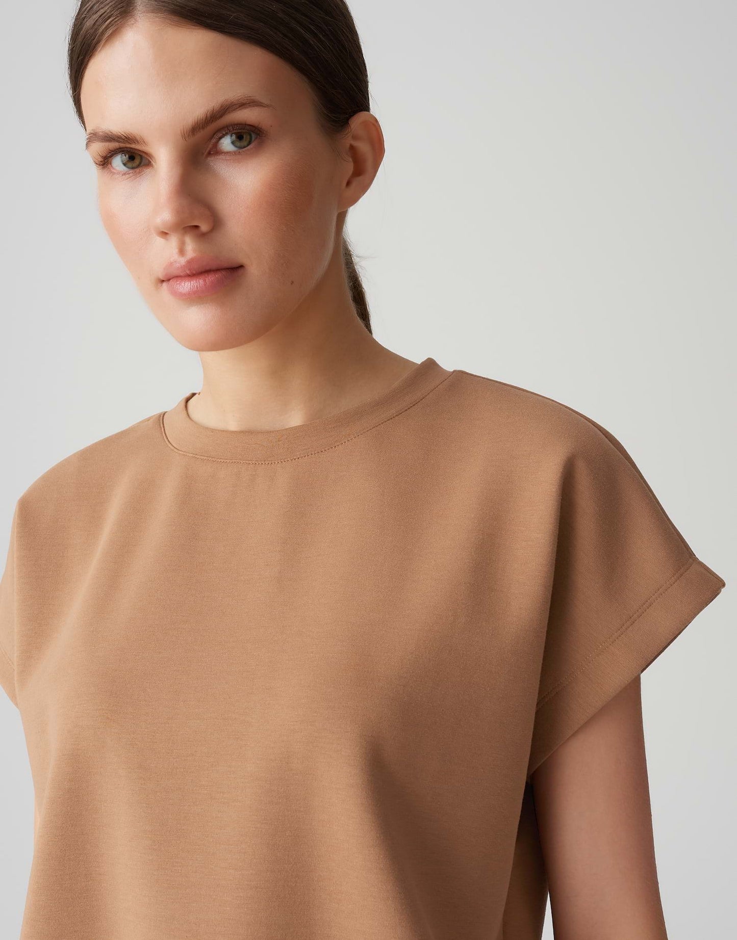Opus Damen Shirt Ganne braun