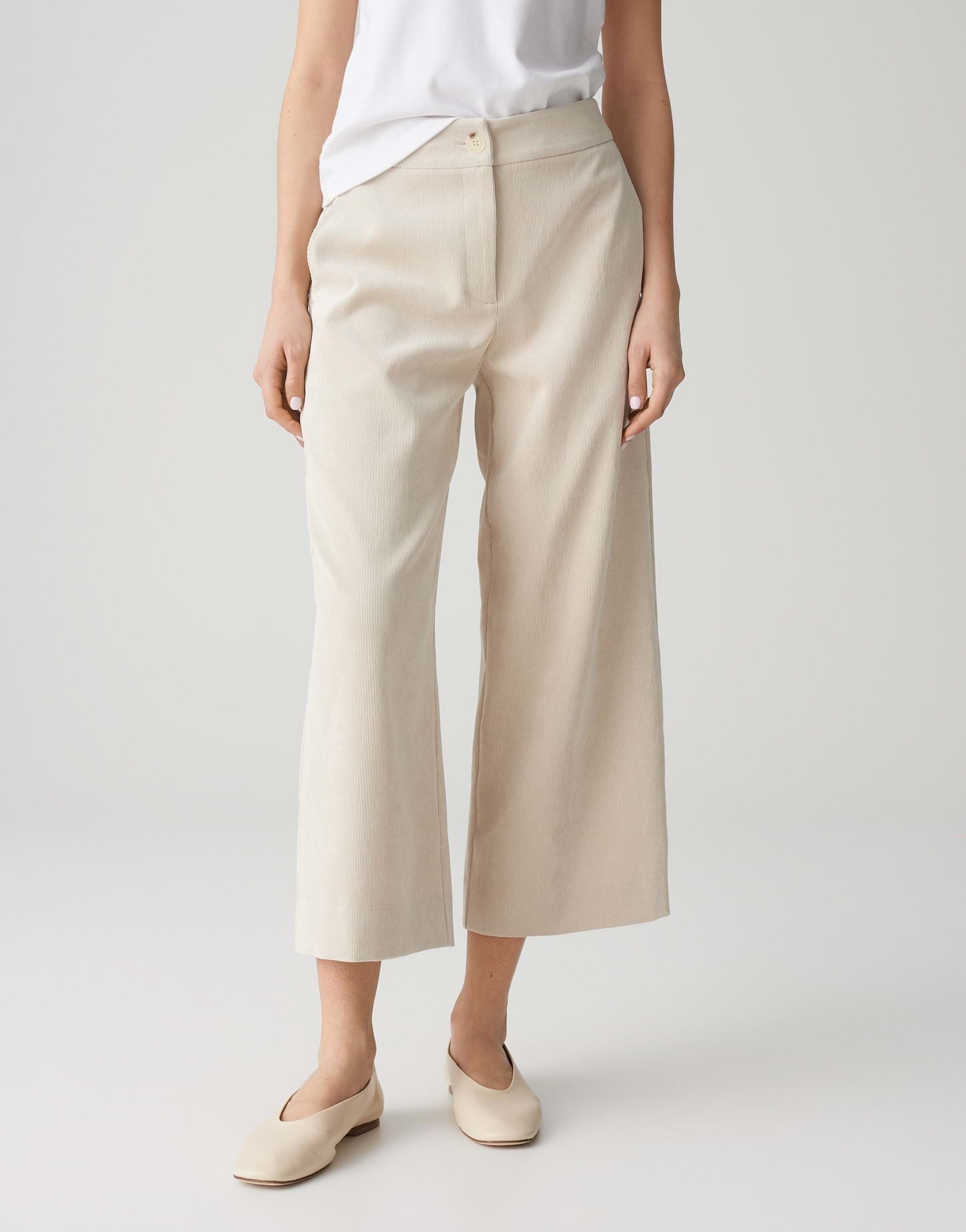 Opus Damen Hose Misha lane beige