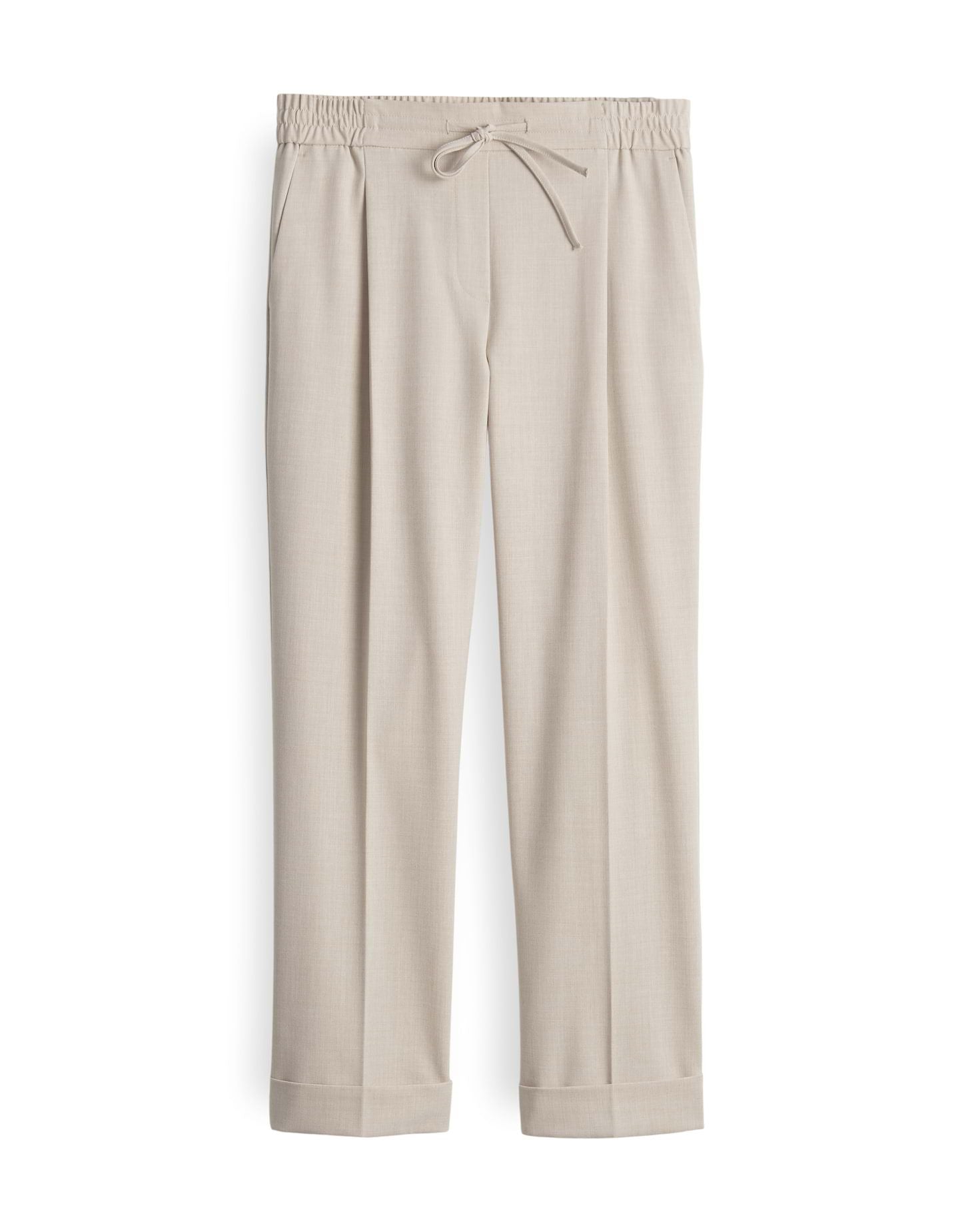 Opus Damen Bundfaltenhose Melosa city 44 beige
