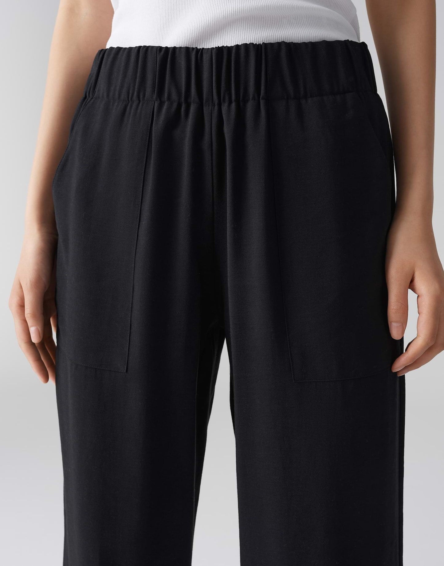 OPUS Damen Hose schwarz